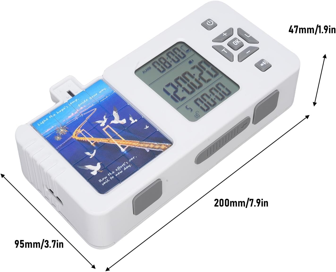 Security timed Lock Box, self Controlled Mobile Phone timed Lock Box, Portable Mobile Phone Safe, to Prevent Addiction to Video Games.