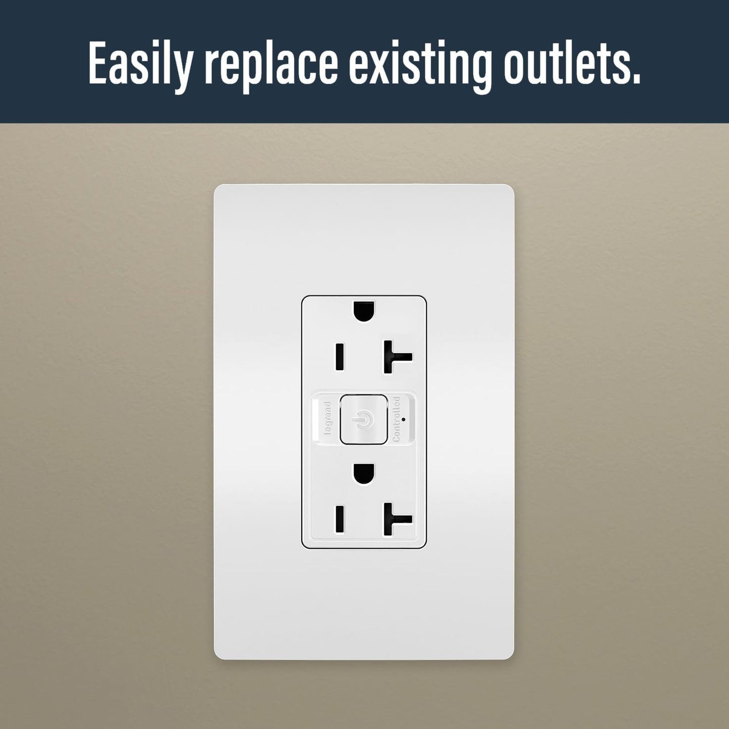 Legrand Radiant WNRR20WH 20 Amp Smart Outlet with Netatmo, Compatible with Alexa, Google Assistant & Apple HomeKit, 20A, White (1 Count)