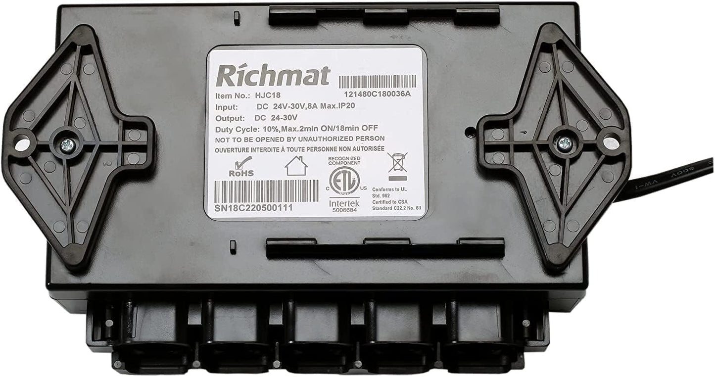 Richmat HJH55 Remote + HJC18 Control Box for Adjustable Bed Base Combo