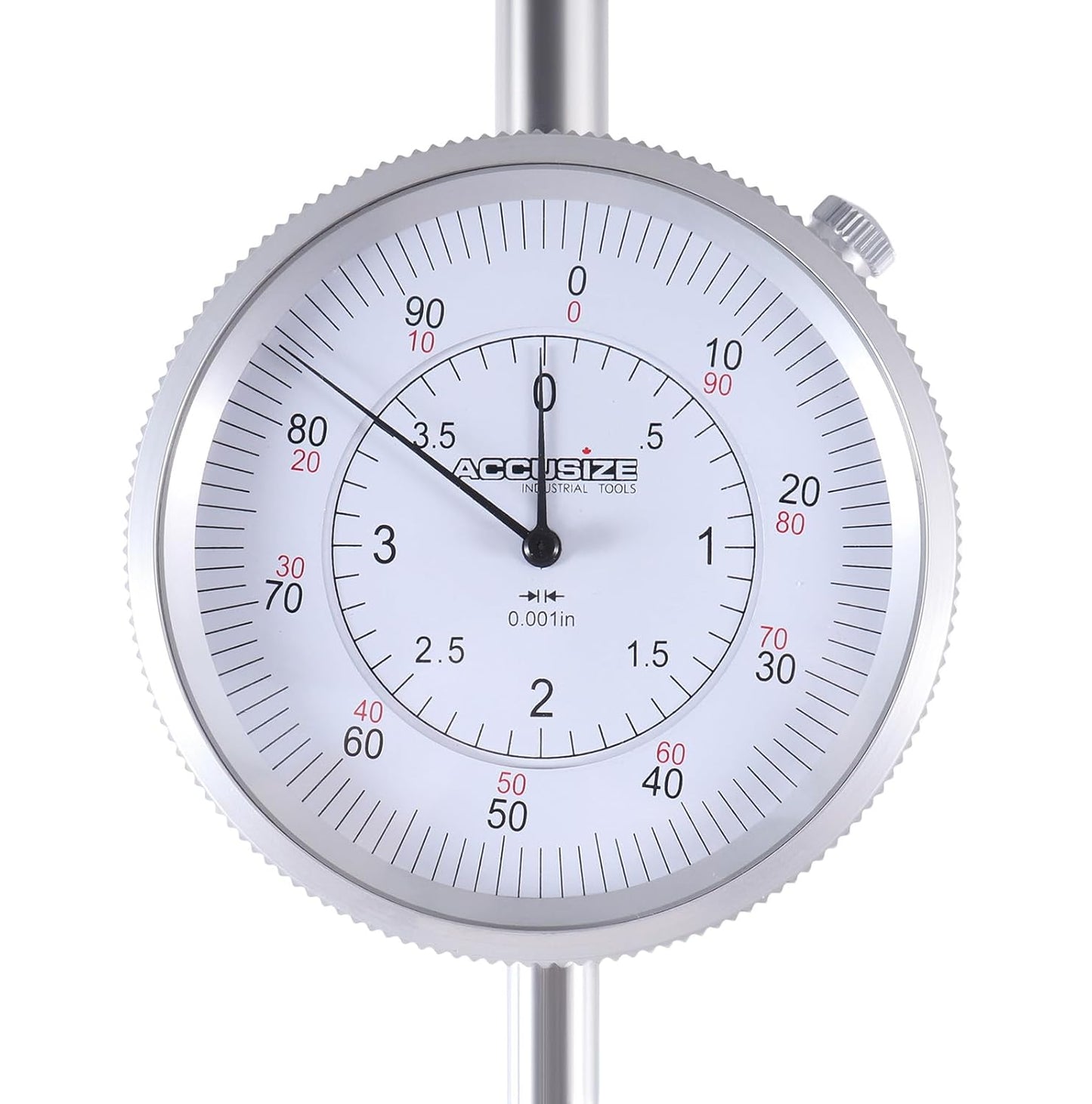 Accusize Industrial Tools - 0-4'' x 0.001'' Dial Indicator with Back Lug, P900-S105