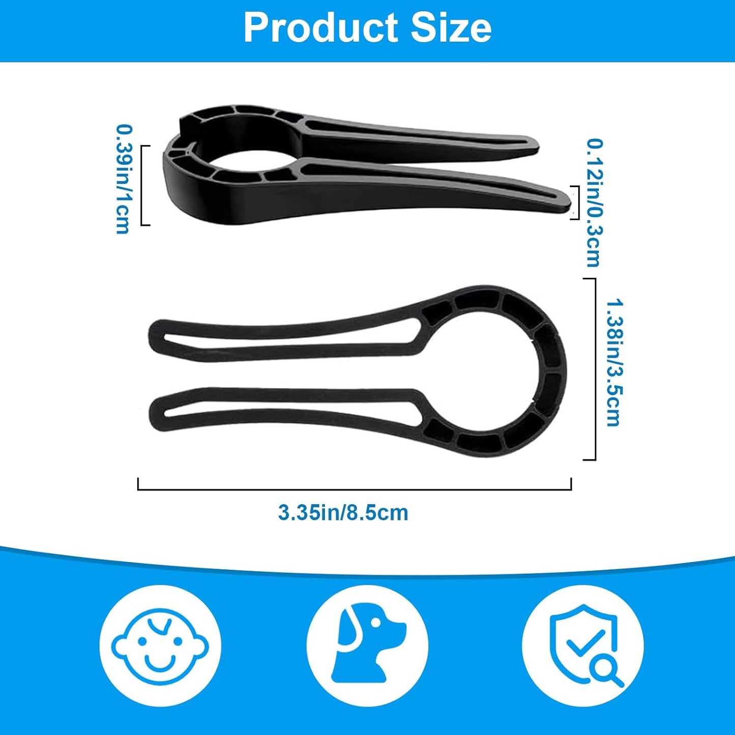 Gas Stove Knob Lock for Kids & Pets Safety,Gas Knob Lock to Effectively Prevent Accidental Touch,Easy to Install,Reusable PP Material,Fits Most Kitchen Sizes（BLACK,4PACK）