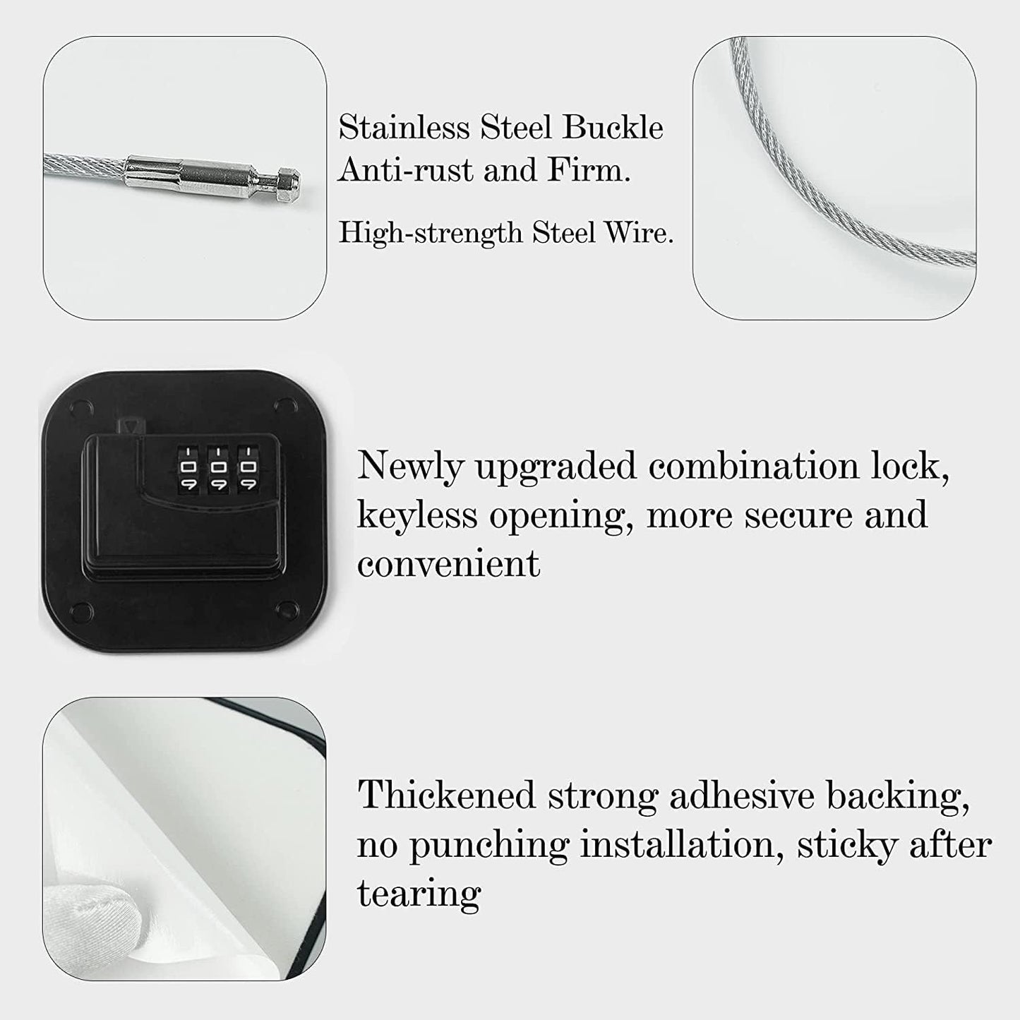 Refrigerator Lock Fridge Locks for Kids Keyless Child Safety Cabinet Locks for Cabinets Closets Drawers Window Electrical Appliances