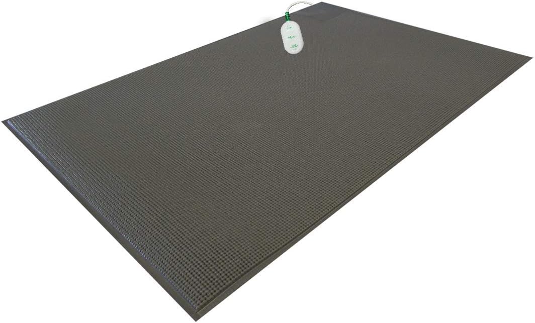 Smart Caregiver Add-on/Replacement Wireless Floor Sensor Mat - 24in x 48in - Floor Mat Works with Caregiver Paging Systems and Central Monitoring Unit (433-EC, TL-2020P, and 433-CMU)