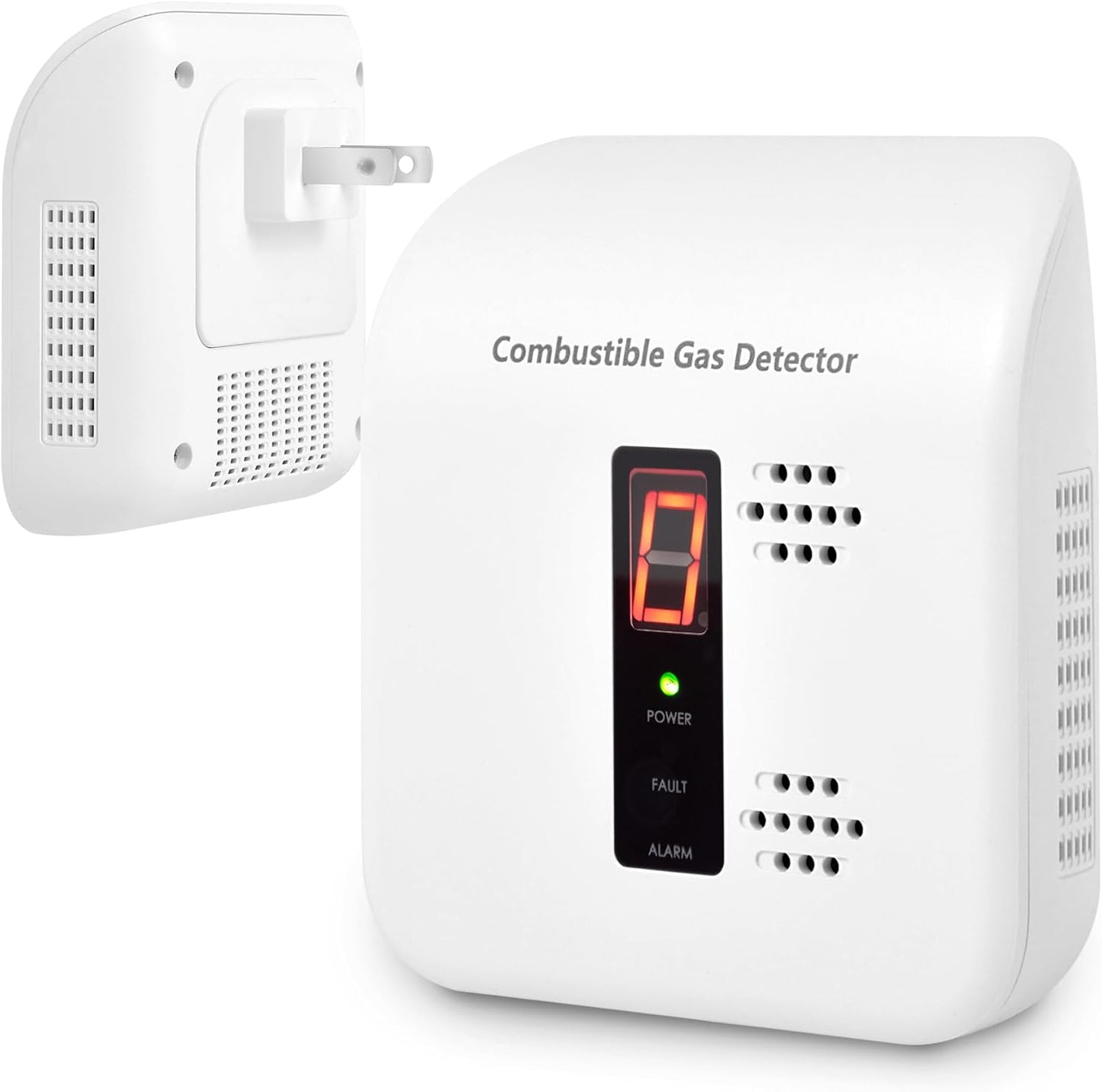 Gas Leak Detector for Natural Gas, Propane, Methane, Butane & LPG – Plug-in Digital Alarm with Real-Time Concentration Display – Ideal for Kitchen, Home, Apartment & RV Safety