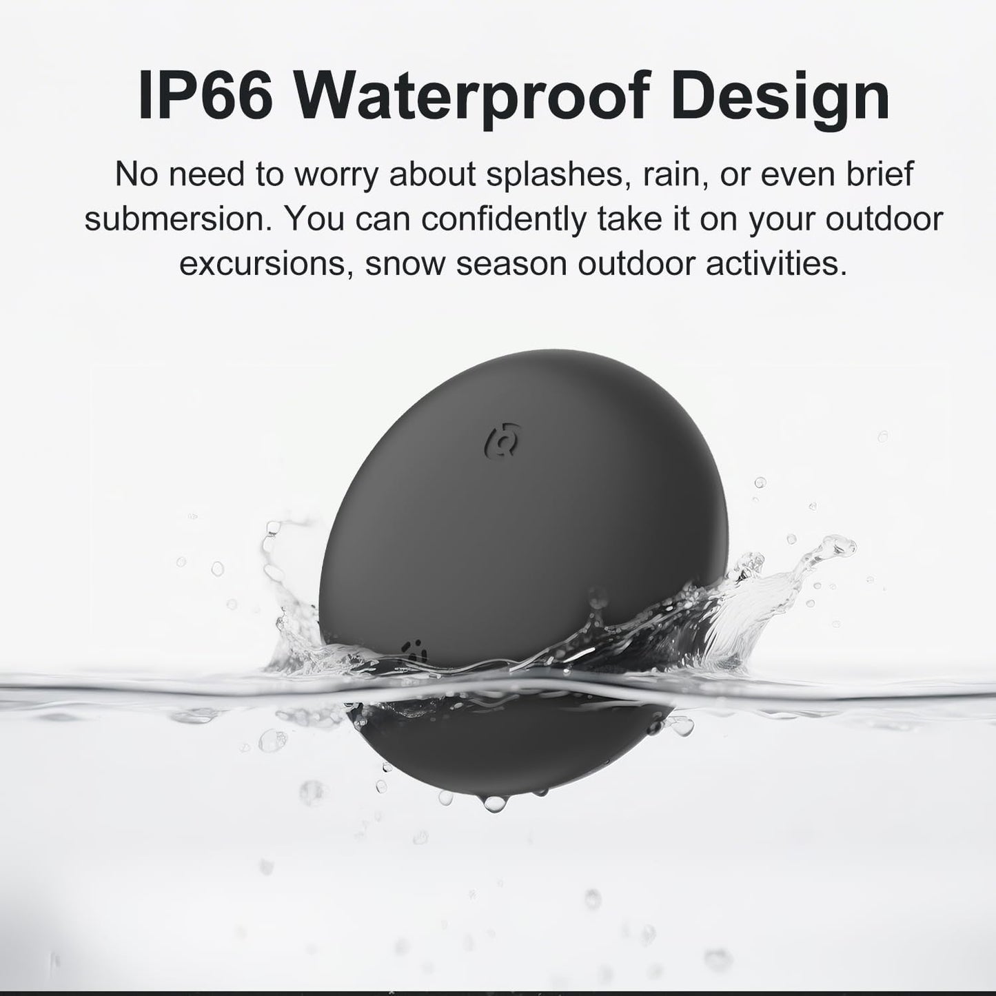 VODESON Google Find My Device Tracker 2025 - IP67 Waterproof Android Key Finder with 350ft Range, 90dB Alarm & 12-Month Battery, 4 Pack for Luggage/Wallets/Bikes (No iOS)