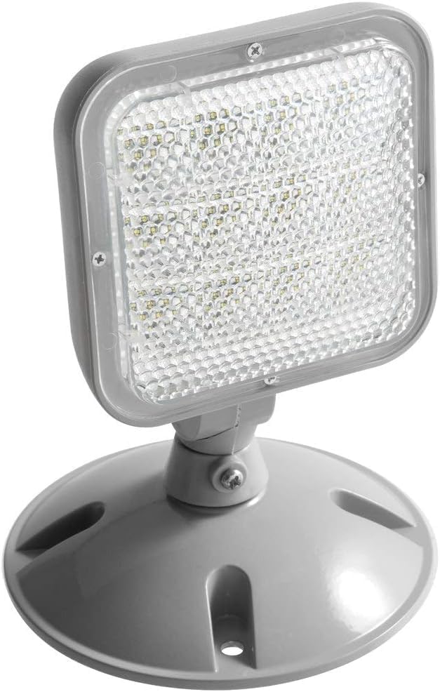 LED ENERGY PLUS Remote Outdoor Emergency Light Head – Single Head LED Lamp, Weatherproof Emergency Exit Lighting – 3.6V OR 9.6V Volts, 1.7 Watts (4 Pack)