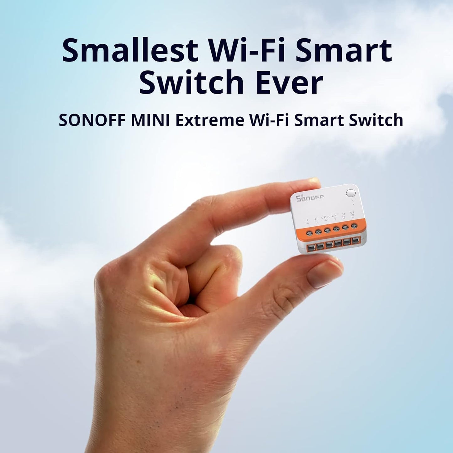 SONOFF MINIR4 Smart WiFi Light Switch,Universal DIY Module for Smart Home Automation Solution,1 Pack