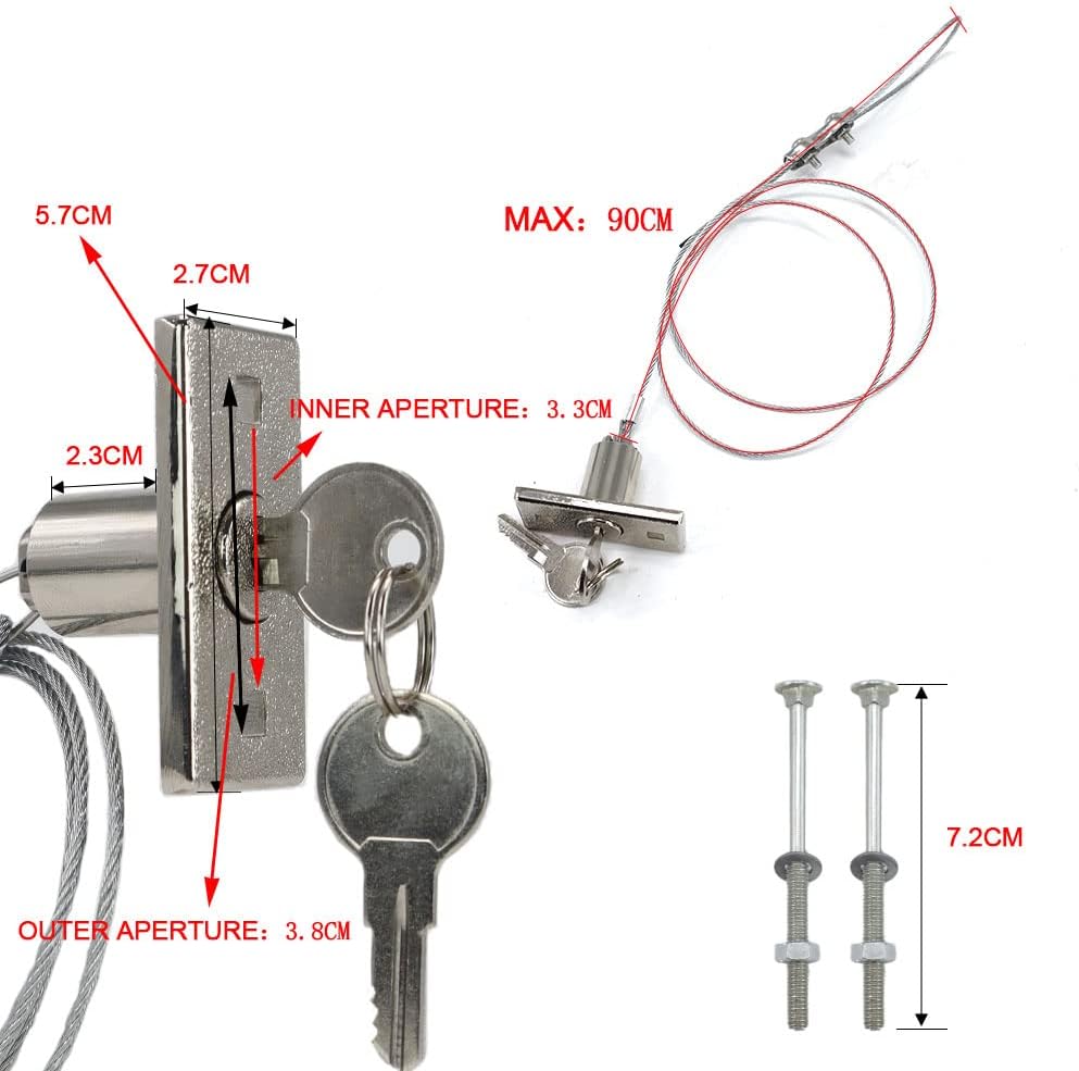Universal Garage Door Opener Emergency Garage Door Disconnect Release Lock Kit