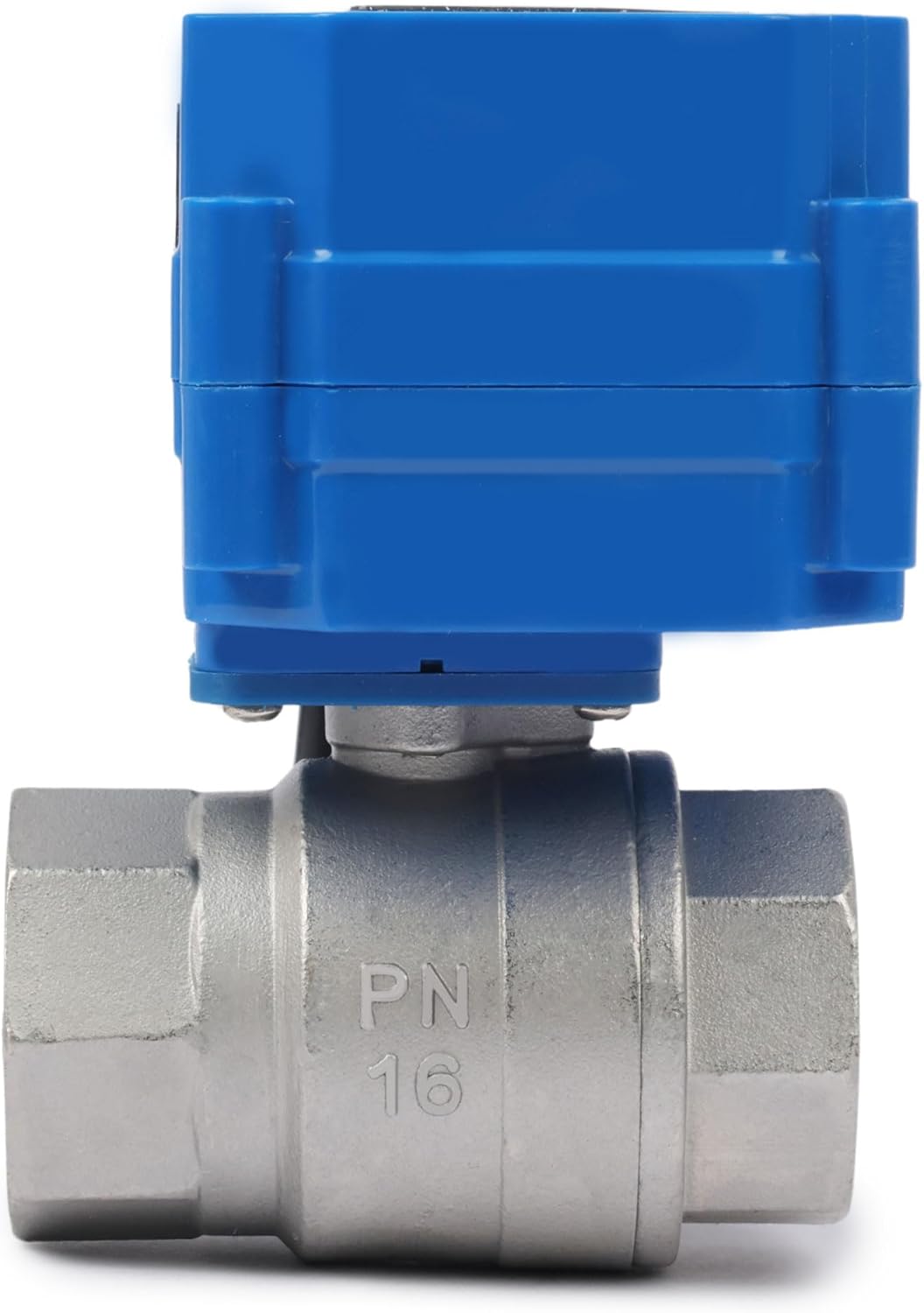 U.S. Solid 1" NPT 2-Way Motorized Ball Valve with US Plug 110VAC 304 Stainless Steel Electrical Ball Valve, Auto Return, Normally Closed, IP65, NSF Certified