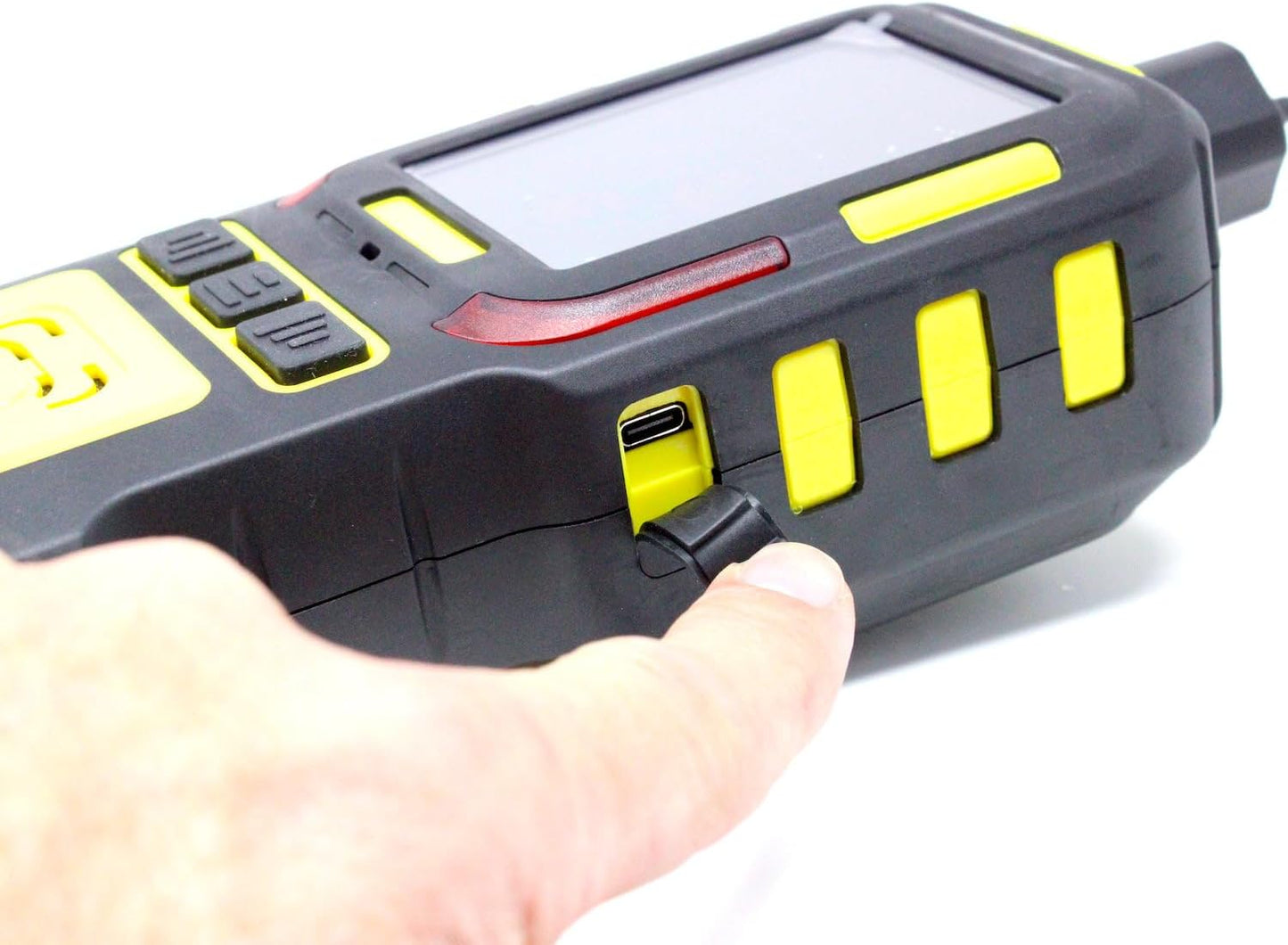 4 Gas Data Logger Monitor | Built-in Pump Multi Gas Meter | O2, CO, H2S, LEL | Color Display & Graphing | USA NIST Calibration | Computer Data Logging |