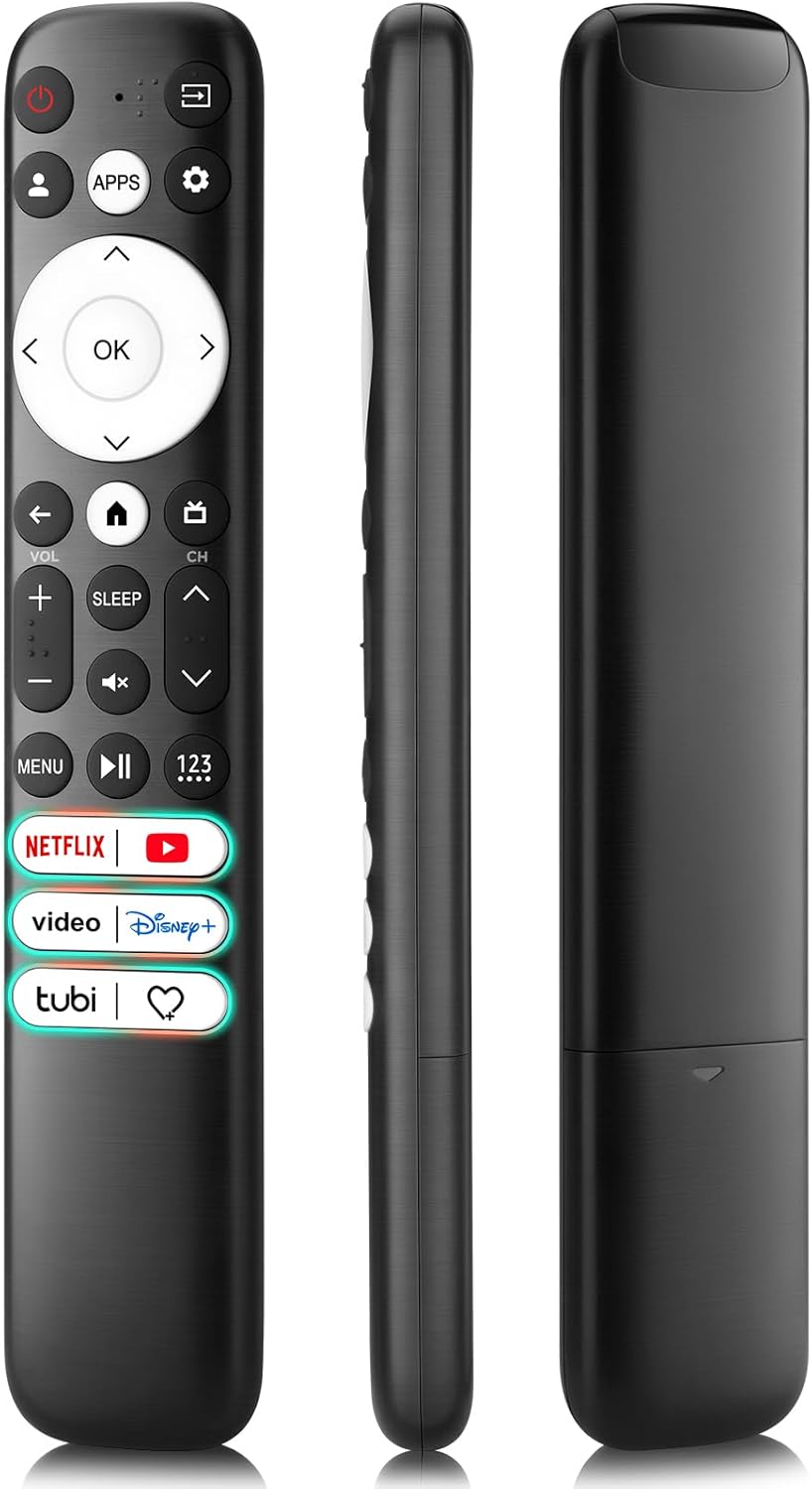 Replacement Only for Hisense-Google-TV-Remote, for Hisense Mini-LED QLED ULED UHD 4K Google Smart TVs