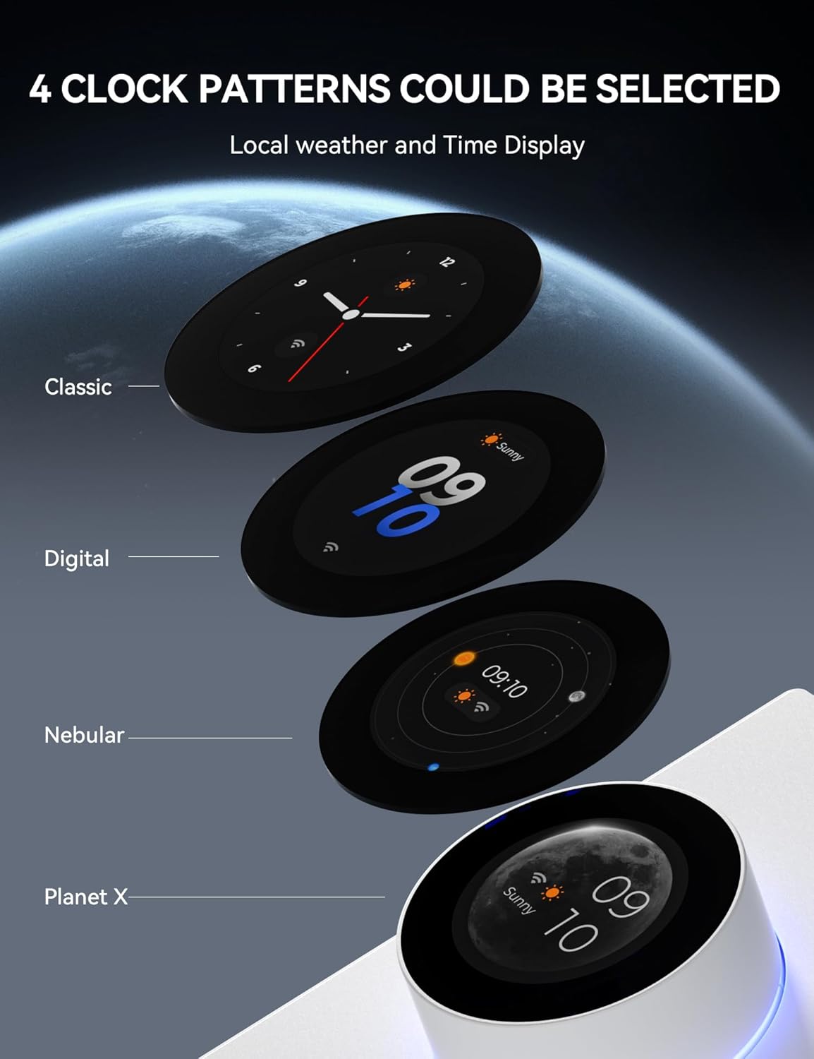 ELEGRP WiFi Smart Rotary Traic Dimmer with 1.8 inch TFT Display Screen, Single Pole, Needs Neutral Wire, 2.4GHz Wi-Fi, Compatible with Alexa and Google Home, No Hub Required, UL Listed, 1 Pack, White