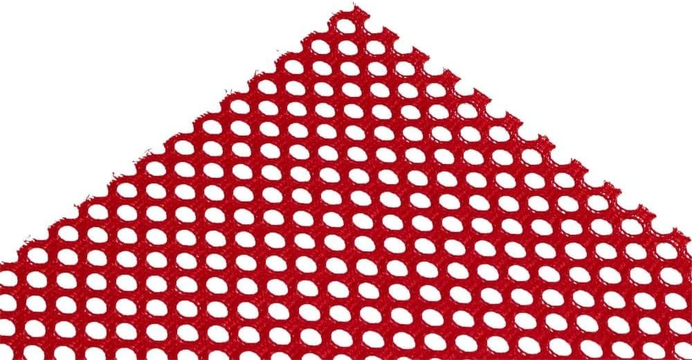 Mytee Products (8 Pack) 18"x18" Red Safety Flags for Truck Loads w/Dowel - DOT Compliant Jersey Mesh Warning Flags on Stick for Oversize Wide Load, Construction, Road Traffic, Pedestrian Signs