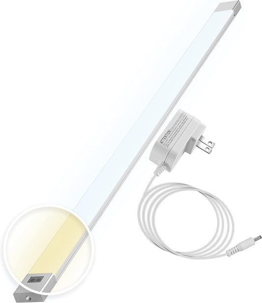 phonar 2-Pack 36 Inches Under Cabinet Lighting LED Lamps for Kitchen, Closet, Variable Color LED Under Counter Lighting Motion Sensor with Plug-in Installation LED Lighting for Wardrobe
