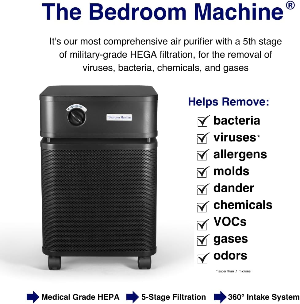Austin Air Bedroom Machine Sandstone - Advanced 5 - Stage Filtration Air Purifiers For Home with Activated Carbon & Zeolite - Ideal as Air Purifiers for Bedroom, Model B402