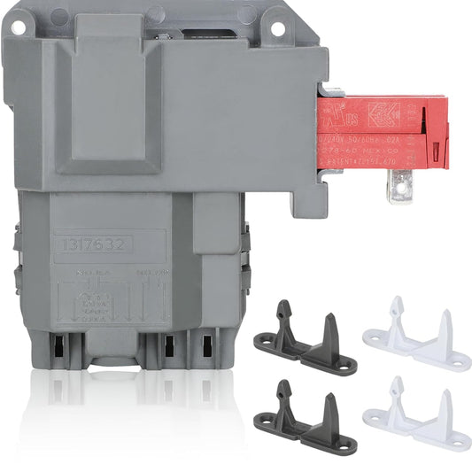 Upgraded 131763202 131763256 1317632 131763255 Washer Door Lock Switch and 131763310 131763302 Washer Door Striker for Frigidaire Kenmore Crosley FAFW4011LW0 FAFW3511KW0 Washing Machine