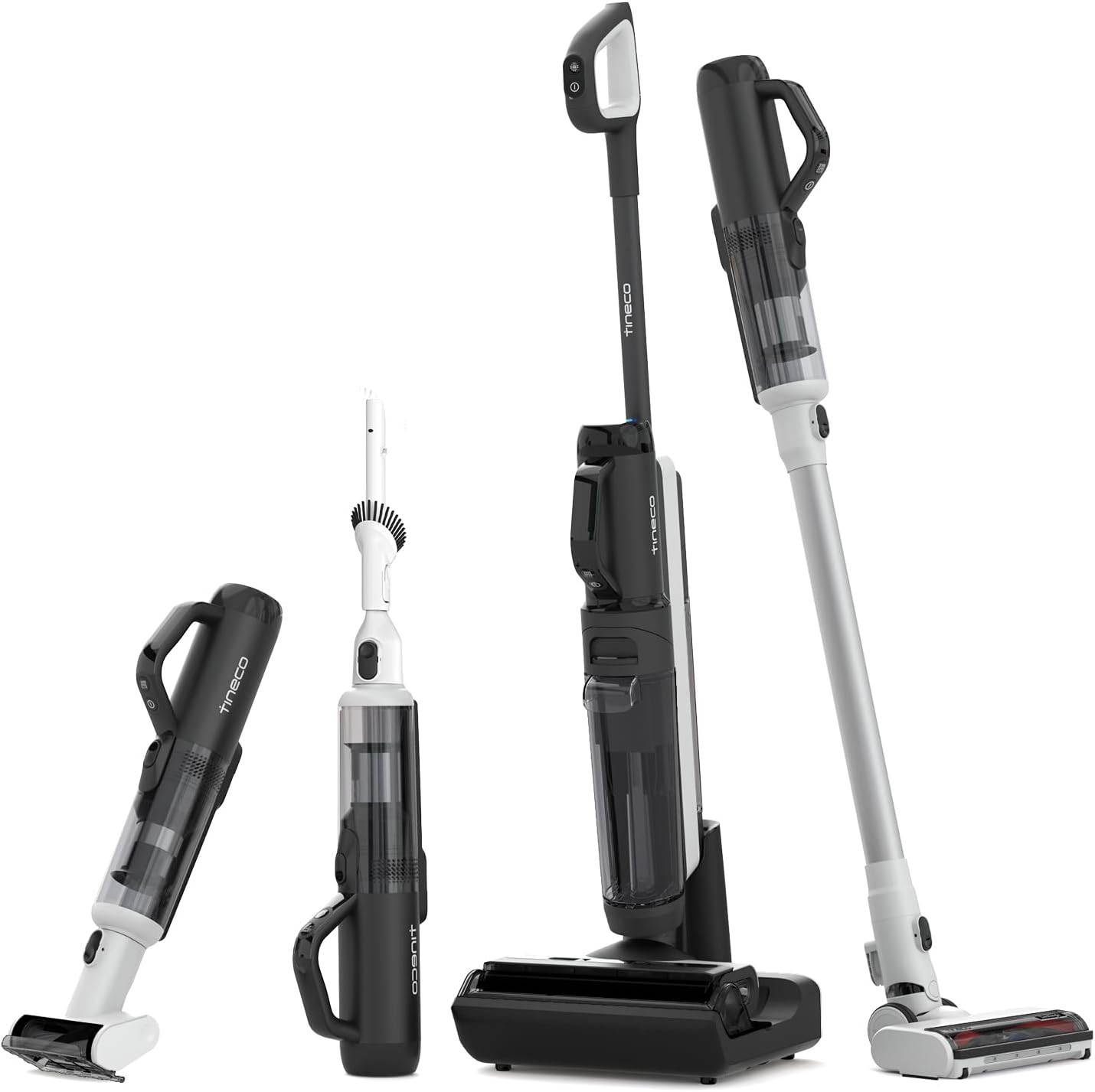 Tineco Floor ONE Switch S6 Cordless Wet Dry Vacuum Cleaner, Smart Floor Cleaner Mop, 5-in-1 Multi-Function Stick Vacuum FlashDry Self-Cleaning Dual-Edge Cleaning, Whole-House Cleaning
