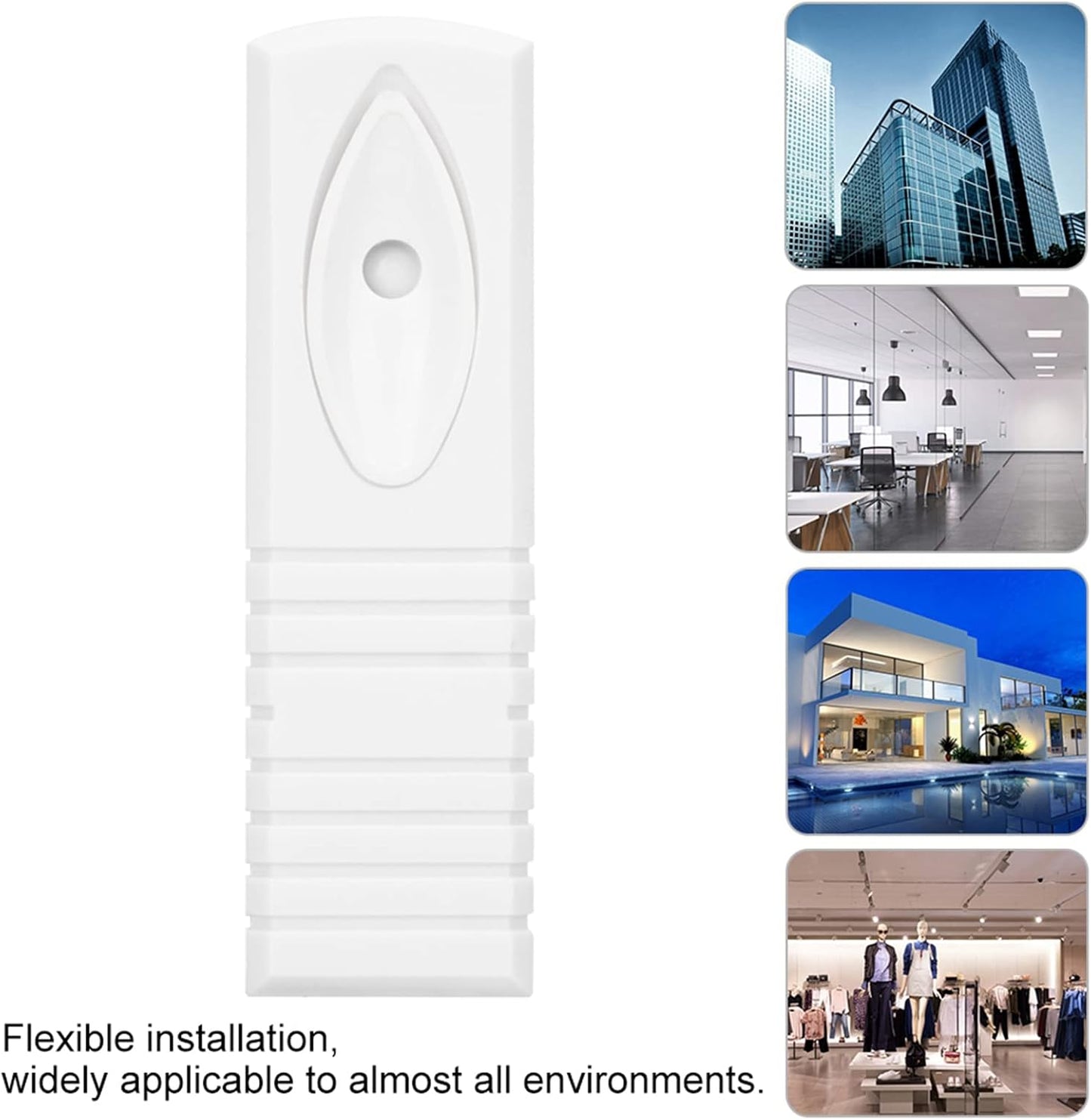 Wired Photoelectric Vibration Alarm Sensor, Home Security Detector Alarm Sensor, Wired Smart Glass Break Detector for Providing Rugged Data Protection