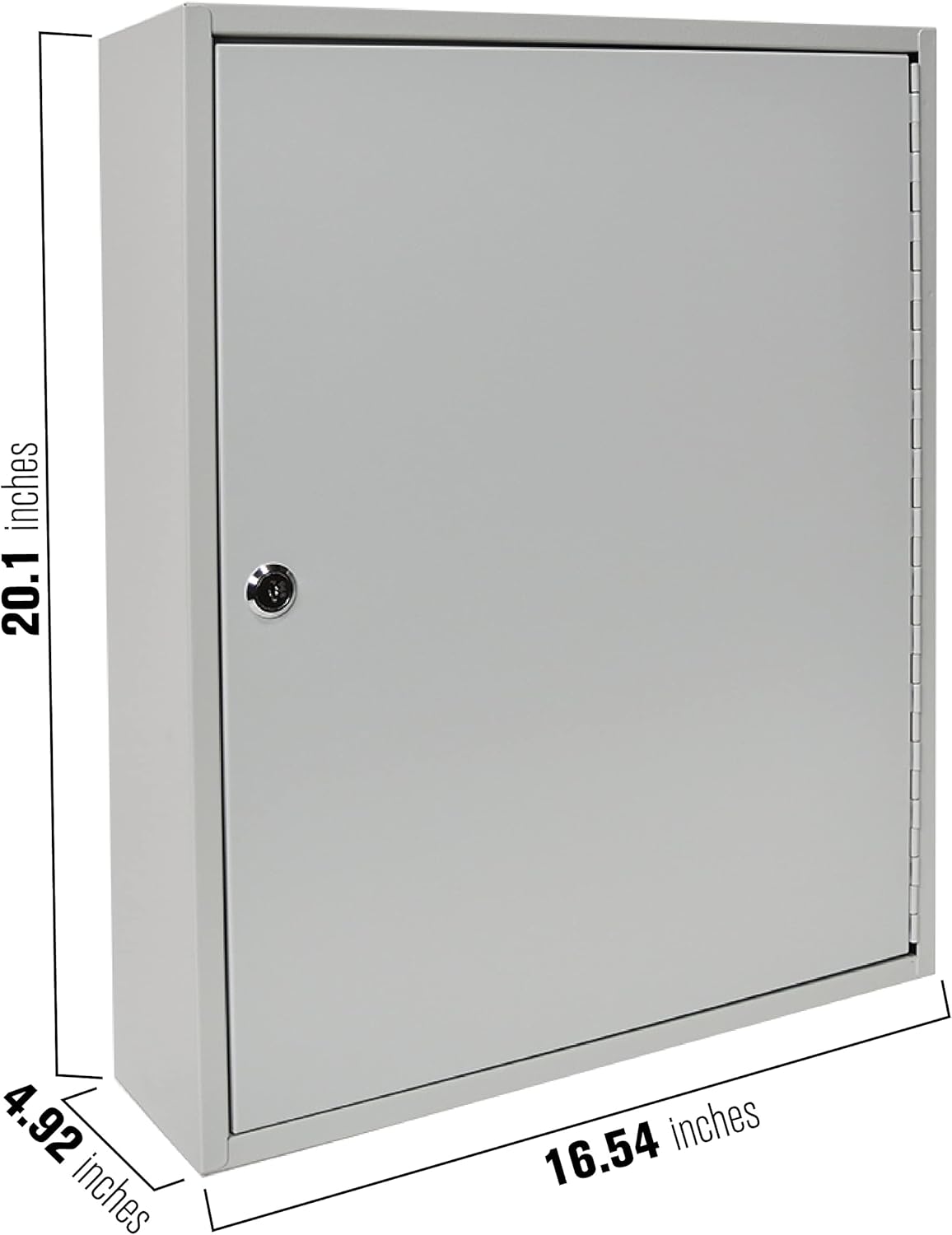BankSupplies STEELMASTER 200-Key Cabinet | Piano Hinged Door | Steel Construction Key Lock Box