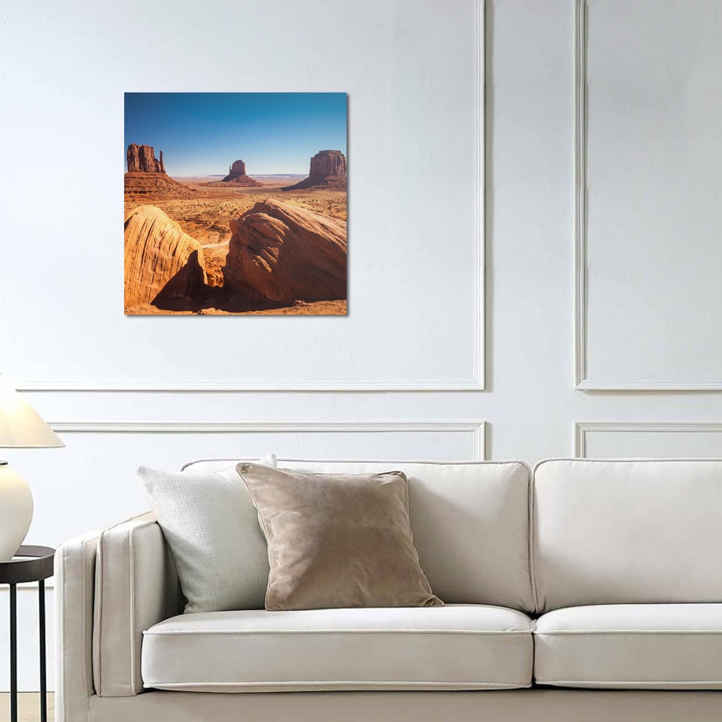 YXIMOX Custom Art Print on Premium Canvas, Personalized with Your Image or Design, Large Wall Decor for Living Room, Office, Bedroom, Custom Canvas Artwork(Unframe) (Unframe, 12"x12")