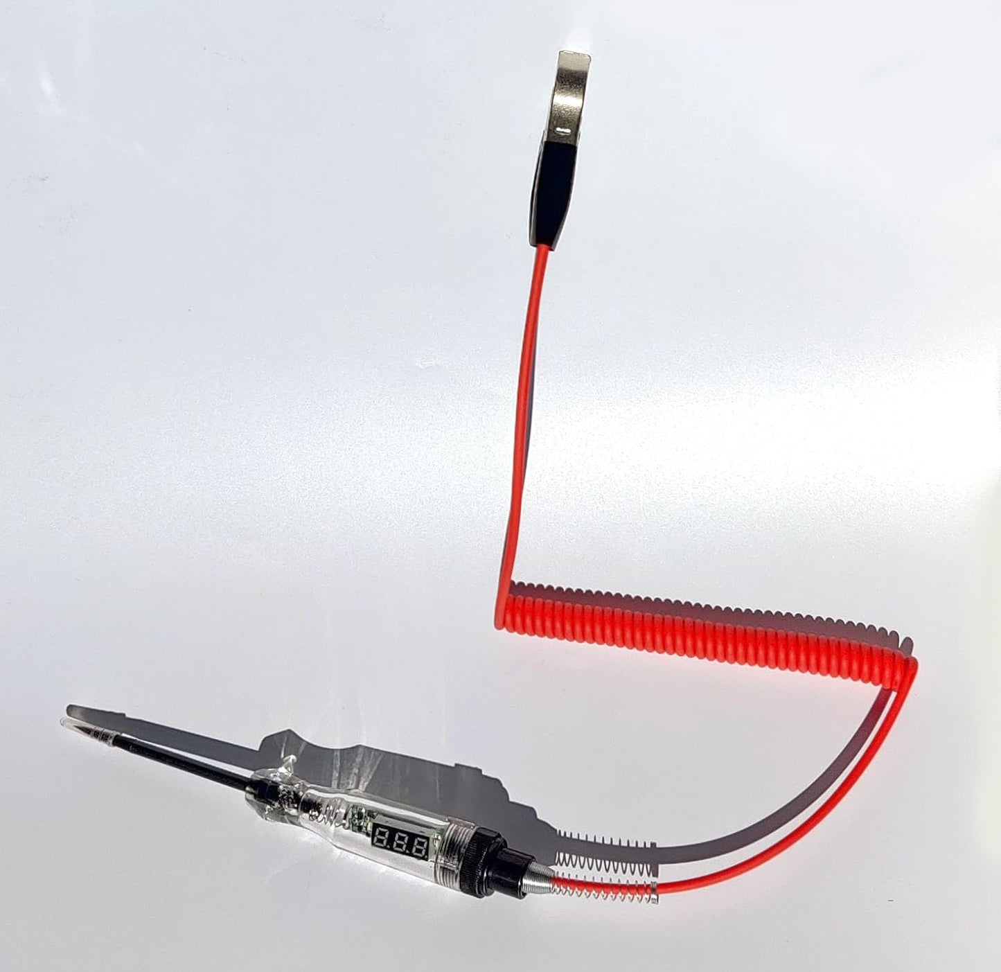 Automotive Circuit Test Light 3-60V DC Digital LEDTester, Heavy Duty Light Tester with Voltmeter, Auto Bidirectional Voltage Tester Electric Test Pen (Test Pen)