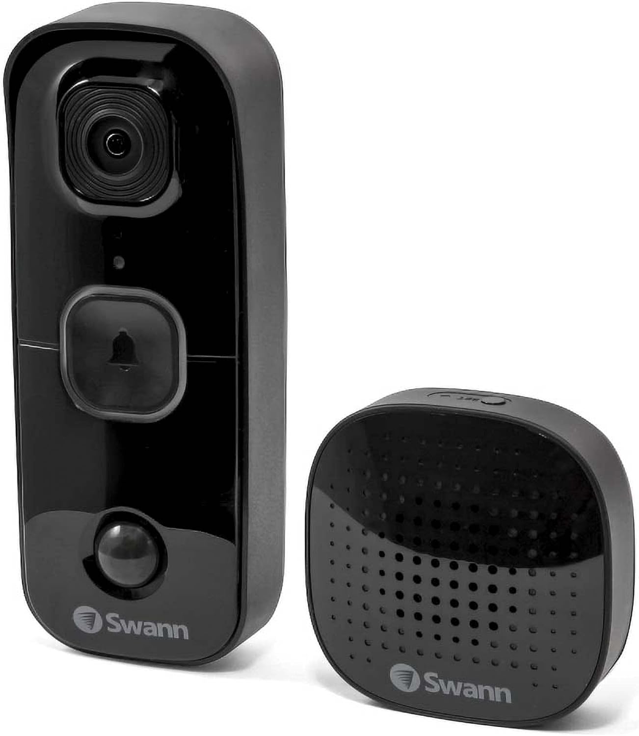 Swann Buddy Video Doorbell, 2 Piece Set