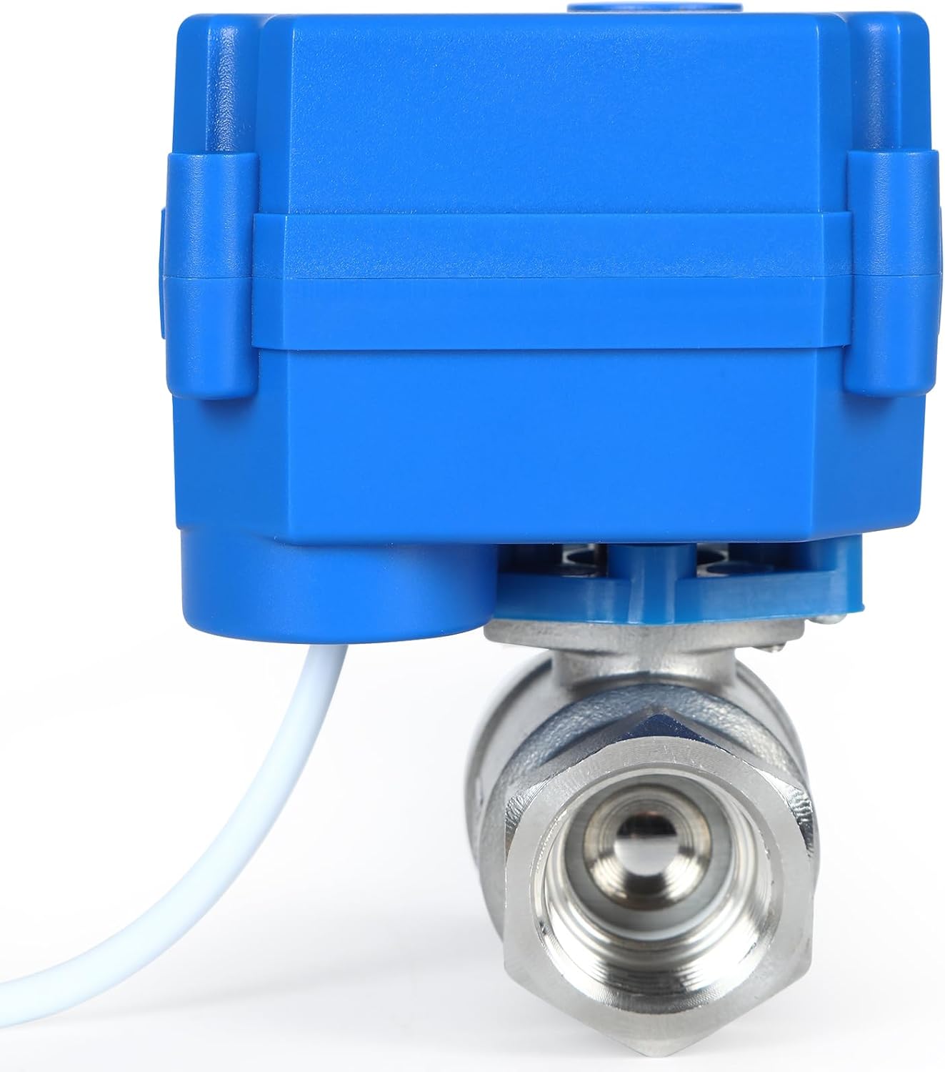 Motorized Ball Valve 1", Standard Port, Stainless Steel Ball Valve, 2 Wire Auto Return, 9-24V AC/DC, Electric Shut Off Ball Valves