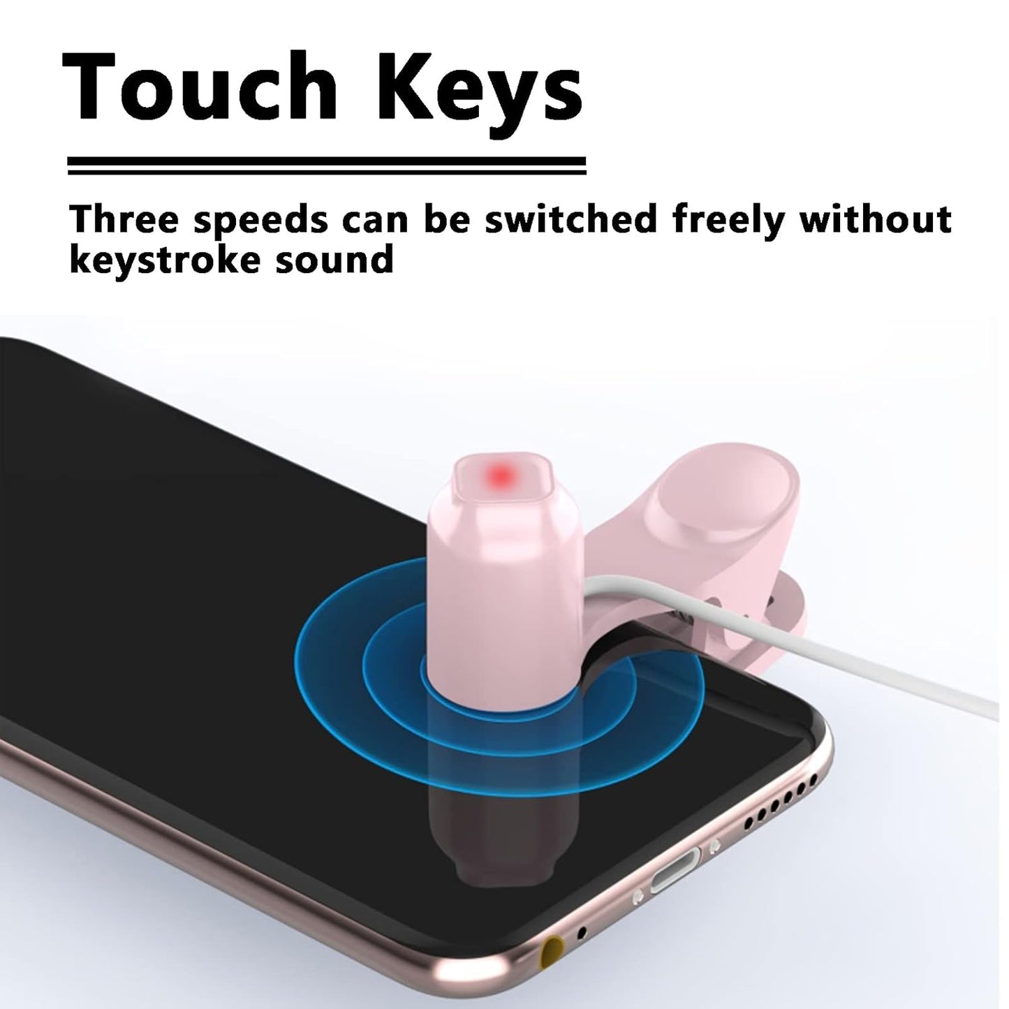 Screen Auto Clicker For Phone:3 Speed Physical Tapper,Compatible With Android And IOS, Simulated Finger Continuous Click,Suitable for Games, Live Broadcasts Likes, Reward Tasks(1 Second Clickest 7 Times) (T1W)