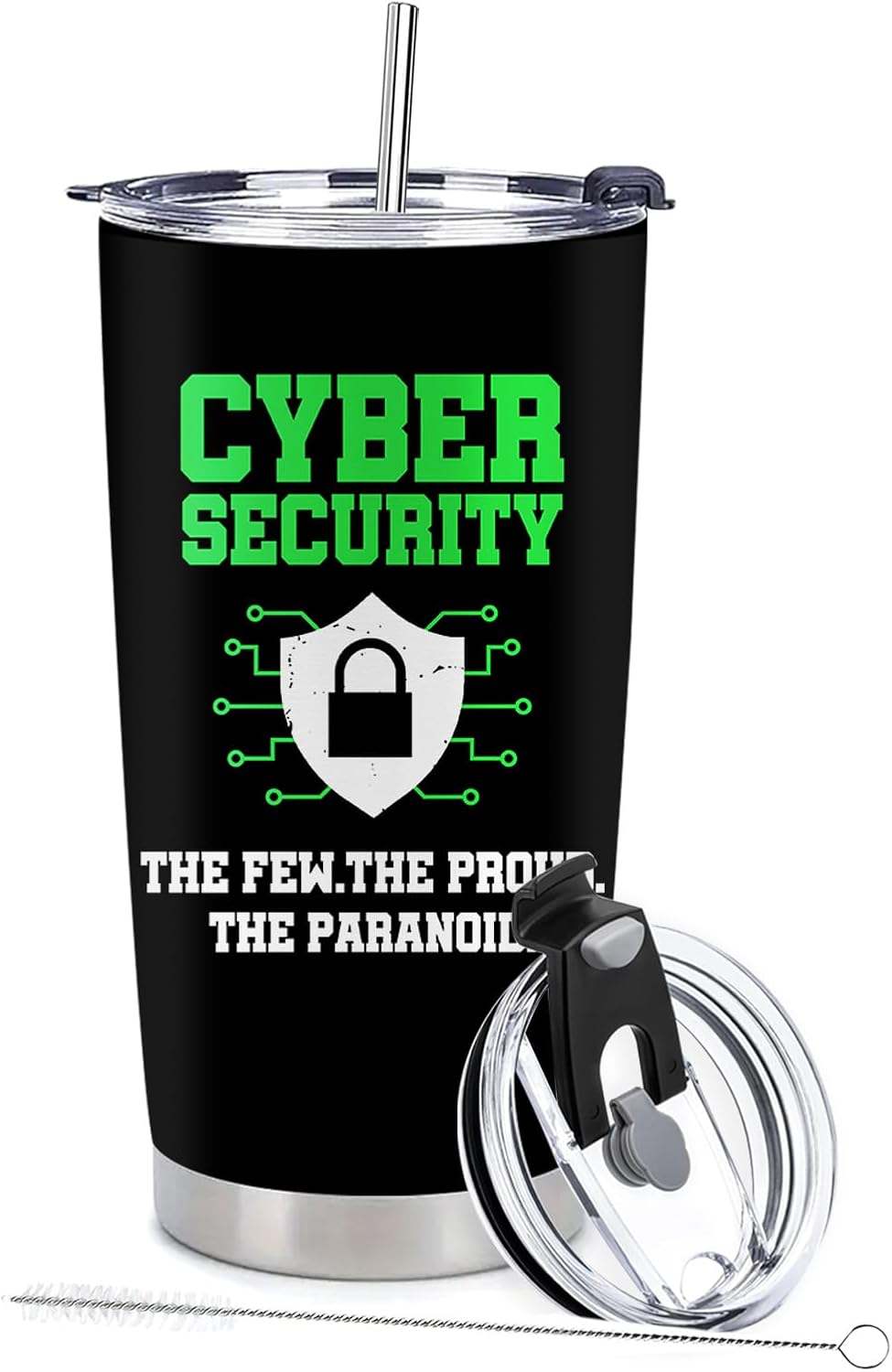 Cybersecurity Gifts for Men - Cyber Security Gifts - Stainless Steel Tumbler 20 Oz
