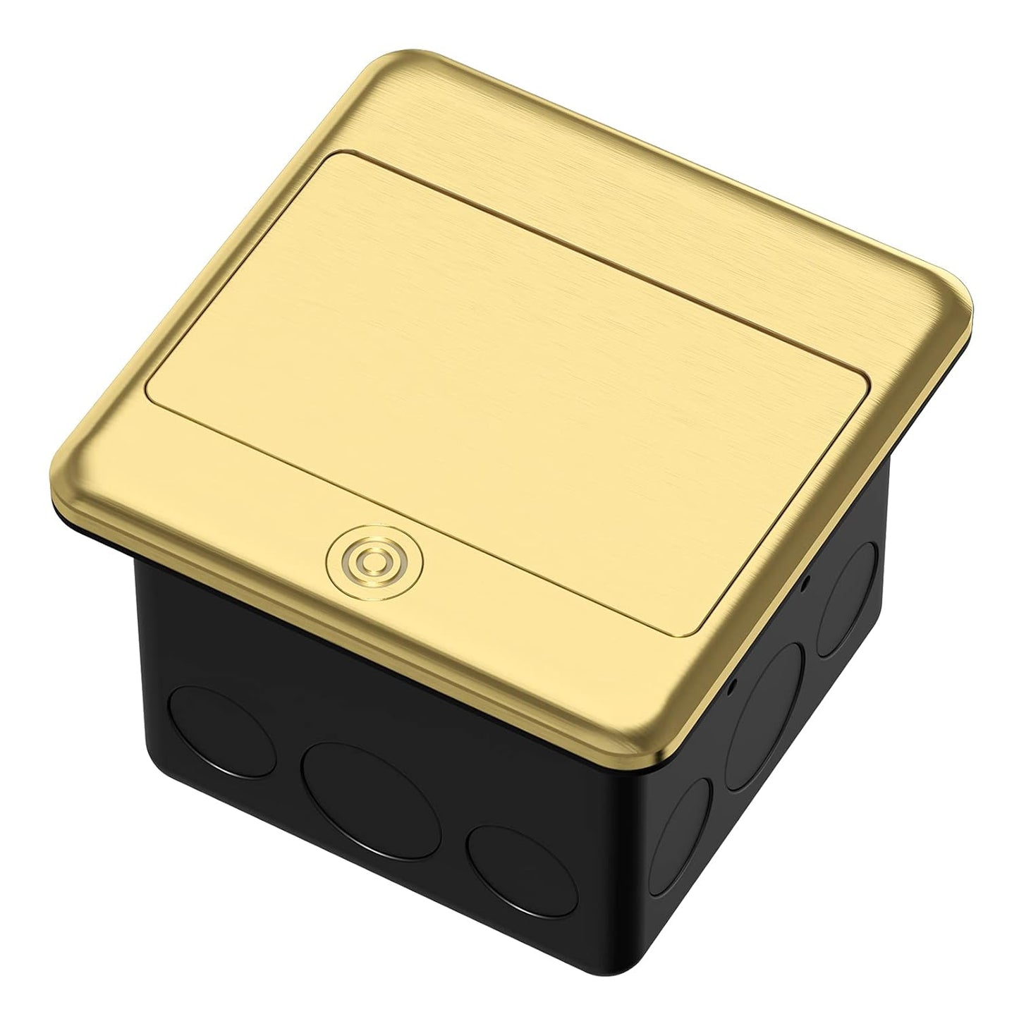 KYHSHJ Pop Up Floor Electrical Outlet with 20 Amp Stainless Steel GFCI Tamper Receptacle Outlet， Corrosive Resistant Hardware，ETL Listed,Brass