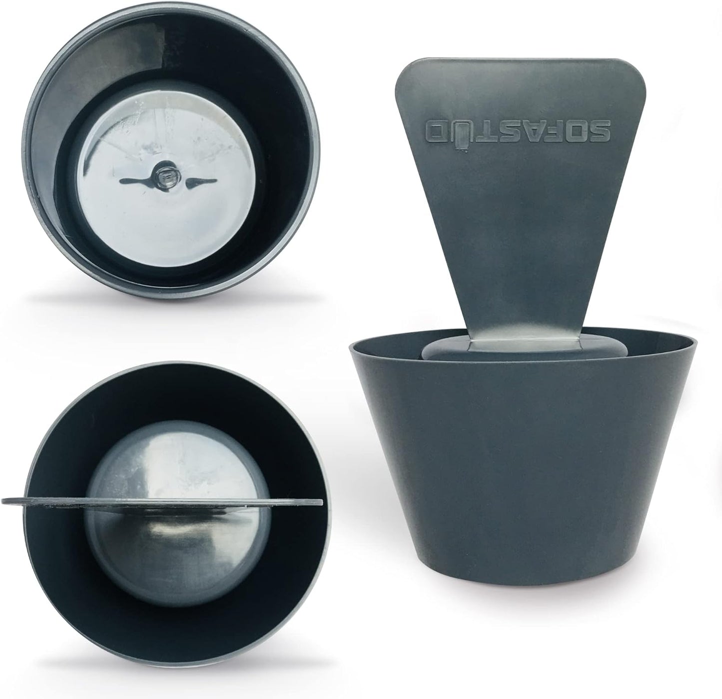 Original Couch Cup Holder - Spill Proof, Convenient, & Versatile Drink Coaster Molded from BPA Free, Impact Resistant, Durable Plastic That Fits Cans, Cups, Bottles & More