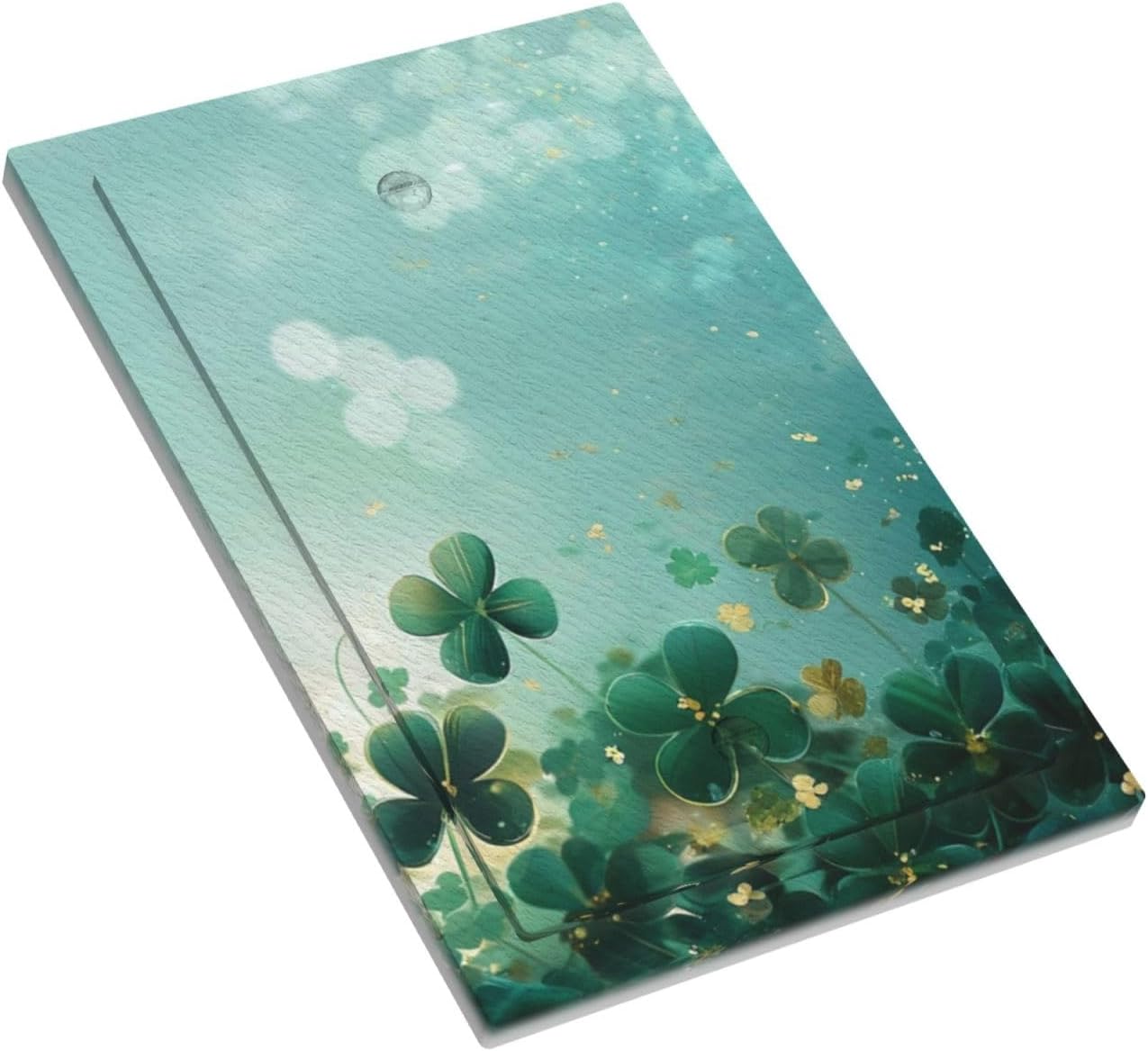 Decorative Light Switch Plate Covers Rustic Green Lucky Four leaf Clover 1 Gang No Device Single Blank Outlet Covers Wall Plate Light Switch Cover Plate for Bedroom Home Decor