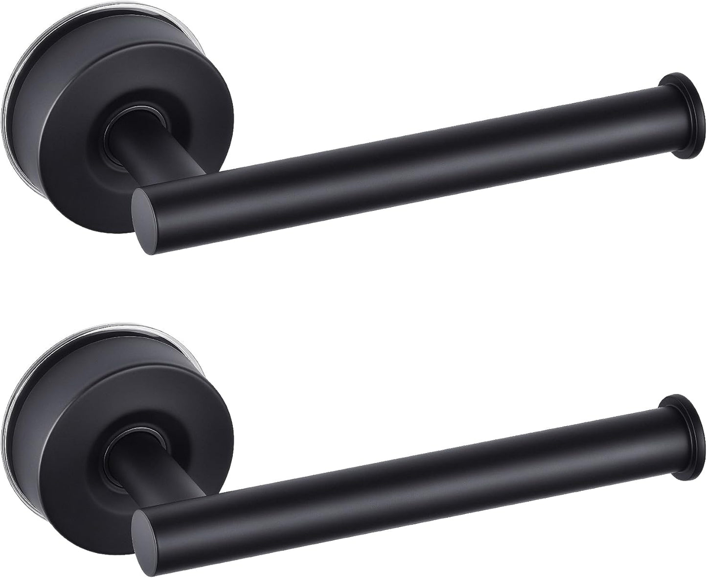JOMOLA Toilet Paper Holder Black, 2 Pack