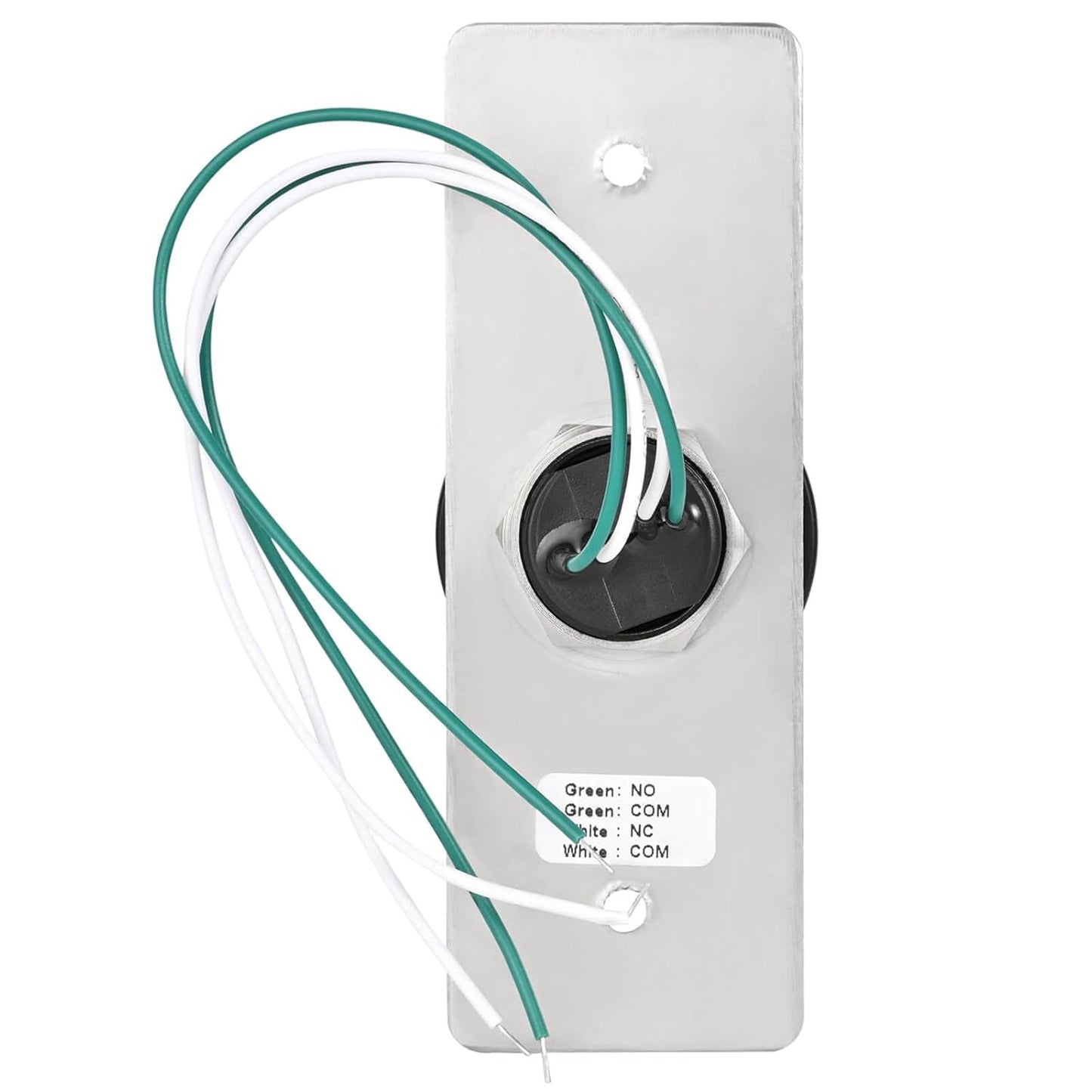 Push to Exit Button for Door Access Control Big Press Button IP68 Waterproof 304 Stainless Steel Shell NO/COM Output