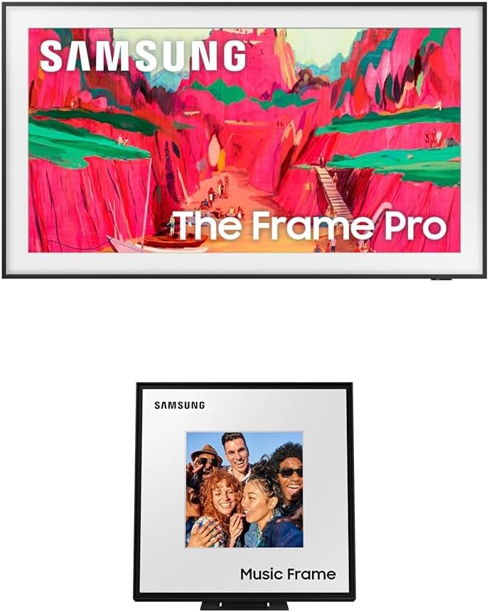 Samsung 75-Inch Class The Frame Pro LS03FW 4K Neo QLED Mini LED Smart TV w/Music Frame Included