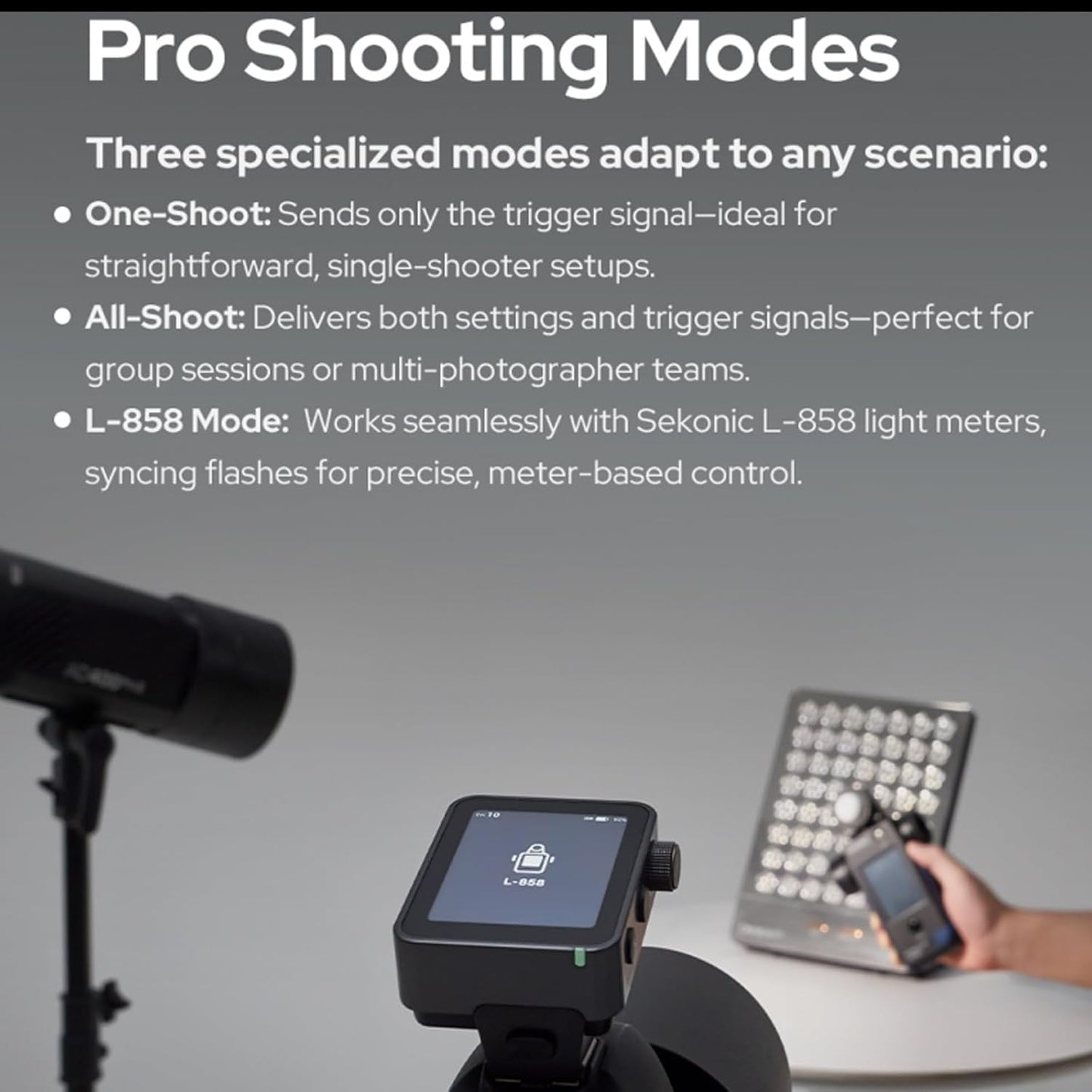 Godox X3 Pro S X3Pro S Touchscreen TTL Flash Trigger for Sony, 2.4G Wireless, 2.4" LCD Screen, Bluetooth Integration & APP Control, Wireless Speedlight Transmitter for Sony Cameras(Godox X3-S Upgrade)