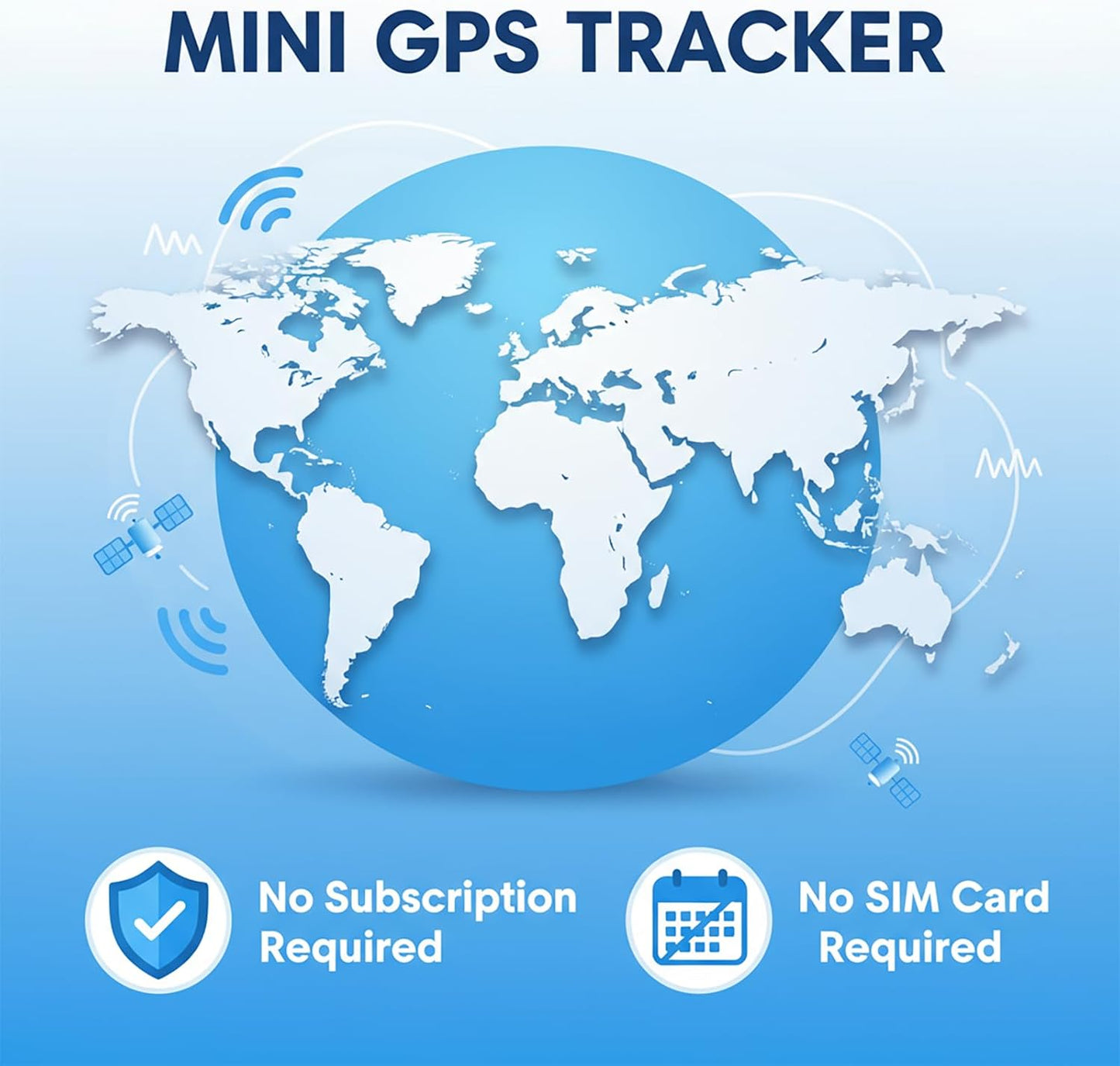 2 Pack GPS Tracker for Car Work with Find My (iOS Only) No Subscription Real Time Smart Vehicle Tracker Tags Global Mini Hidden Locator Tracking Devices with Magnetic Case No Monthly Fee for Bike Pets