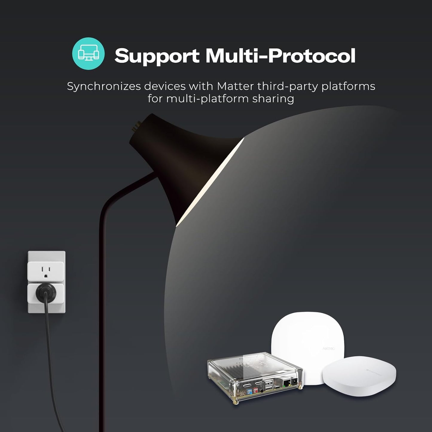THIRDREALITY Smart Plug M1, Matter Over WiFi, Real-time Energy Monitoring, Compact Design, 15A/1800W Max, Smart Outlet, ETL Certified, Compatible with SmartThings, Home Assistant, 2.4G Wi-Fi Only