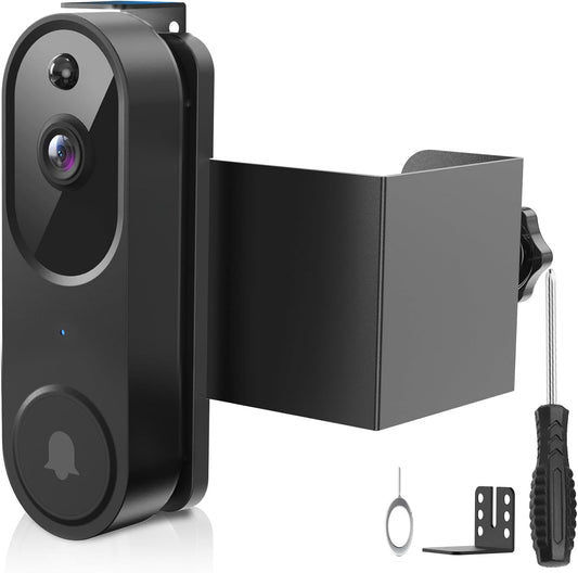Anti-Theft Doorbell Mount No Drill Compatible with Orbitell Video Doorbell, Adjustable Mounting Bracket Holder Accessories for Apartment Rentals, Enhanced Protection Doorbell Mount Bracket