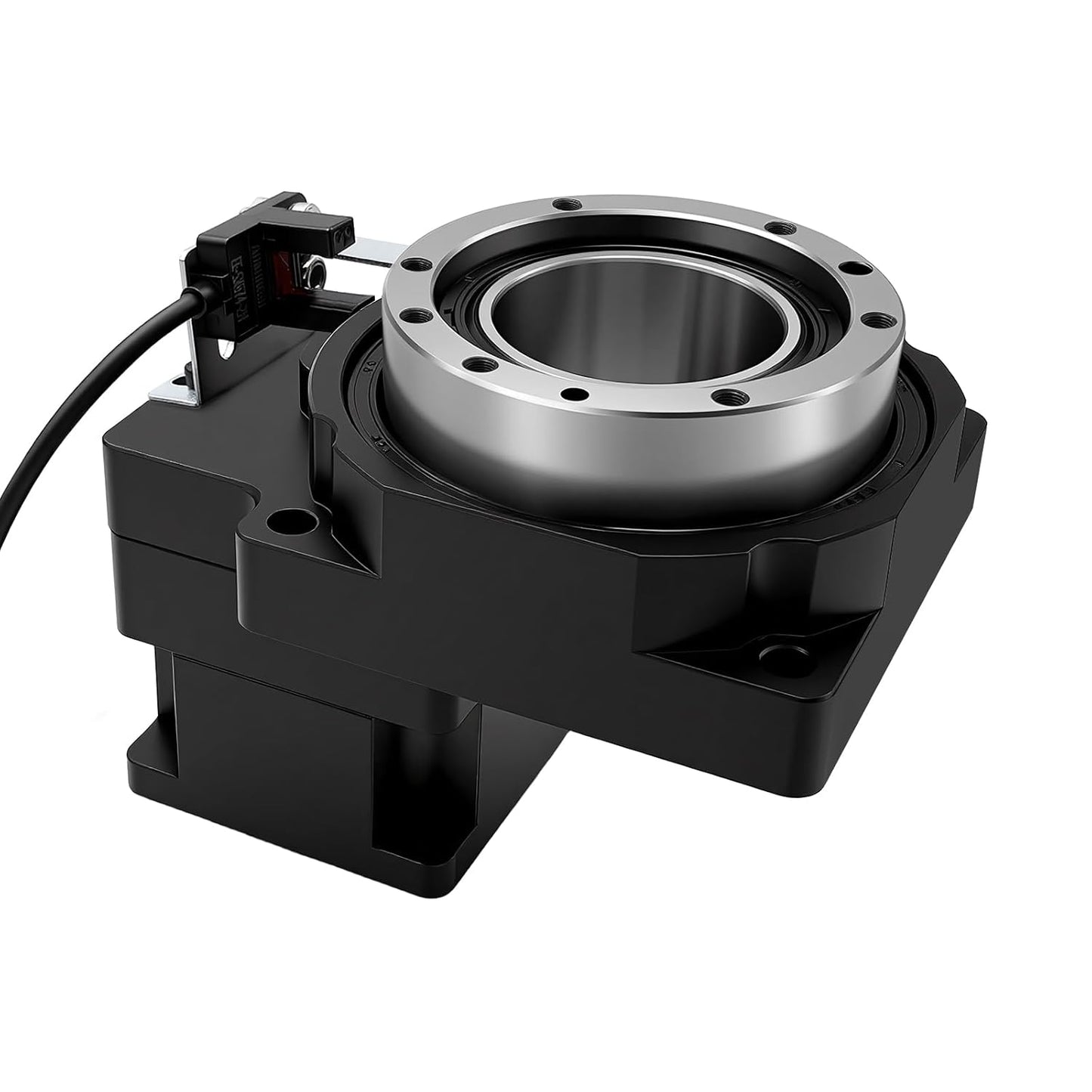 Hollow Rotating Platform Ratio 5:1 High Precision Planetary Gearbox Gear Hollow Rotary Actuator 360 Degree Electric Rotary Table for Nema17 42mm Stepper 40mm Servo Motor CNC Robot Arm