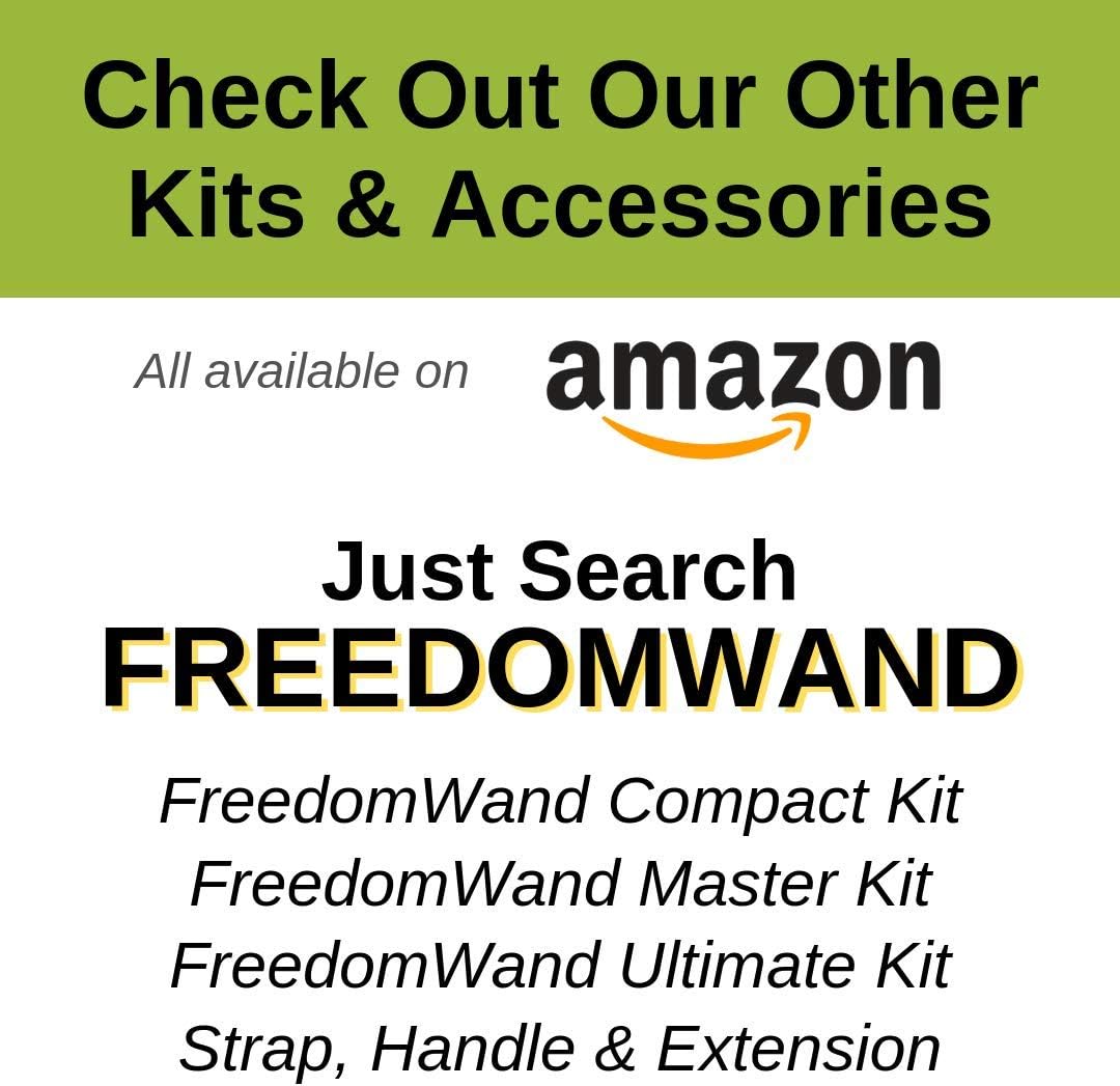 FreedomWand Toilet Aid Extension - 4" Extra Extension Piece for Improved Reach & Mobility - Durable, Lightweight & Easy to Use - Adjustable Attachment for Personalized Comfort & Proper Movement