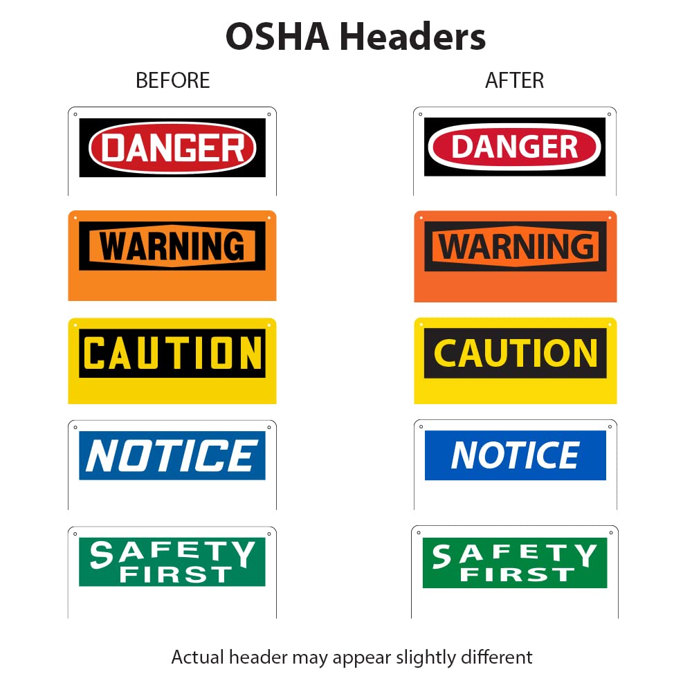 AccuformNMC MGNF956VP Plastic Safety Sign, "Think Safety First", 7" Length x 10" Width x 0.055" Thickness, Green/Black on White, American Made Safety Tags, Signs, and Labels