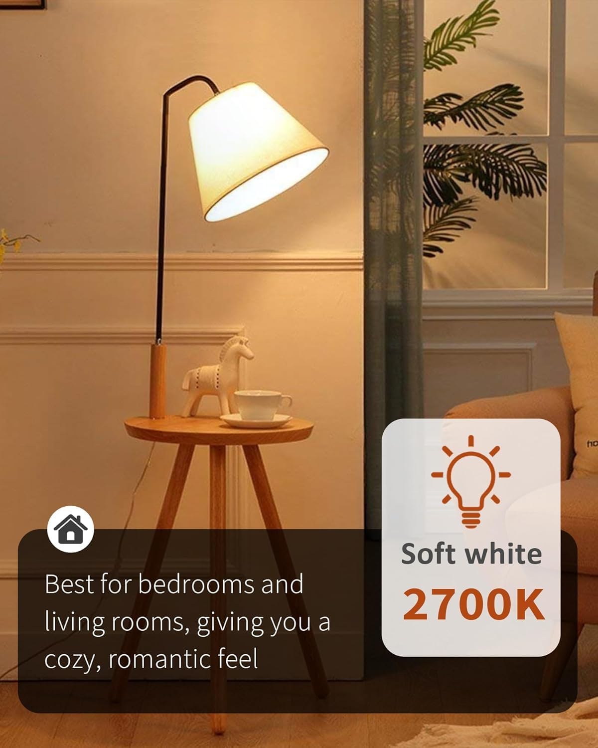 TJOY 20 Pack LED Light Bulbs, 100 Watt Equivalent A19 LED Bulbs, Soft Warm White 2700K, Energy Saving Light Bulb with E26 Standard Base, 1500 Lumens Non Dimmable Lamp Bulb for Home Bedroom Kitchen