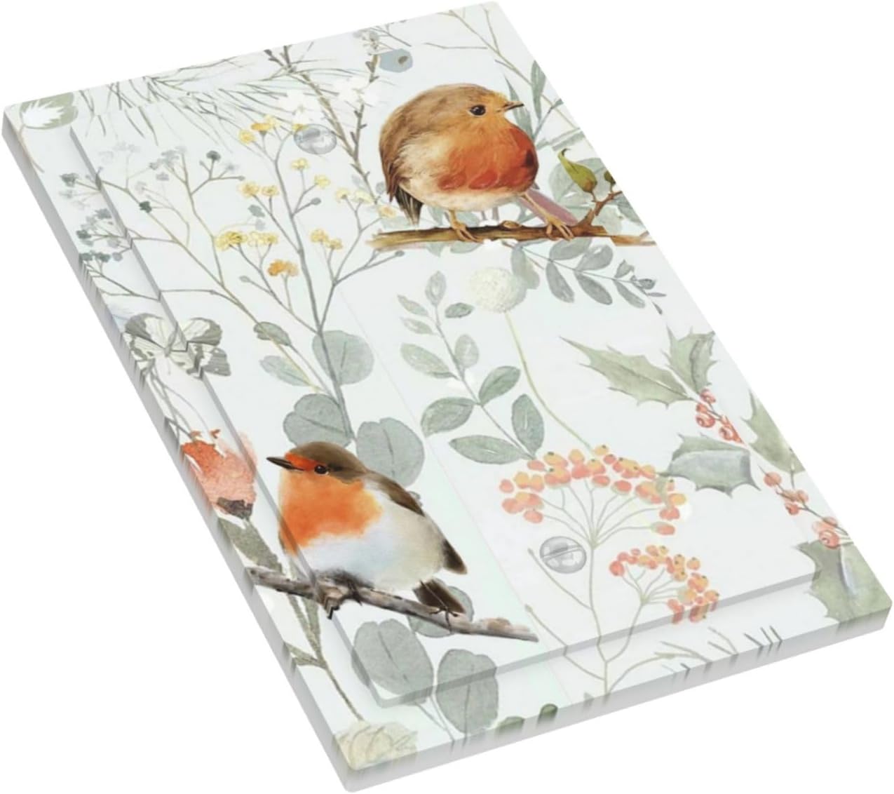 Light Switch Cover Plate Red Floral Berries Colorful Bird Plant 1 Gang No Device Blank Electrical Wall Plates Faceplate Decorative Switch Plate For Bed Room Living Room Decor