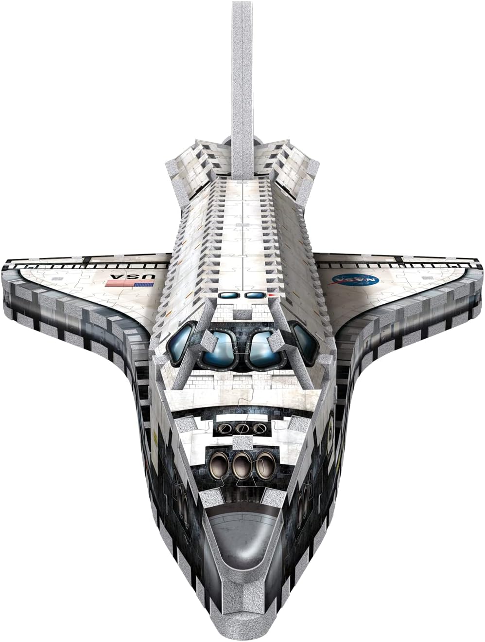 Wrebbit3D Space Shuttle Orbiter 3D Puzzle | 435 Jigsaw Puzzle Pieces | Build a Space Exploration Vehicle and Discover New Worlds