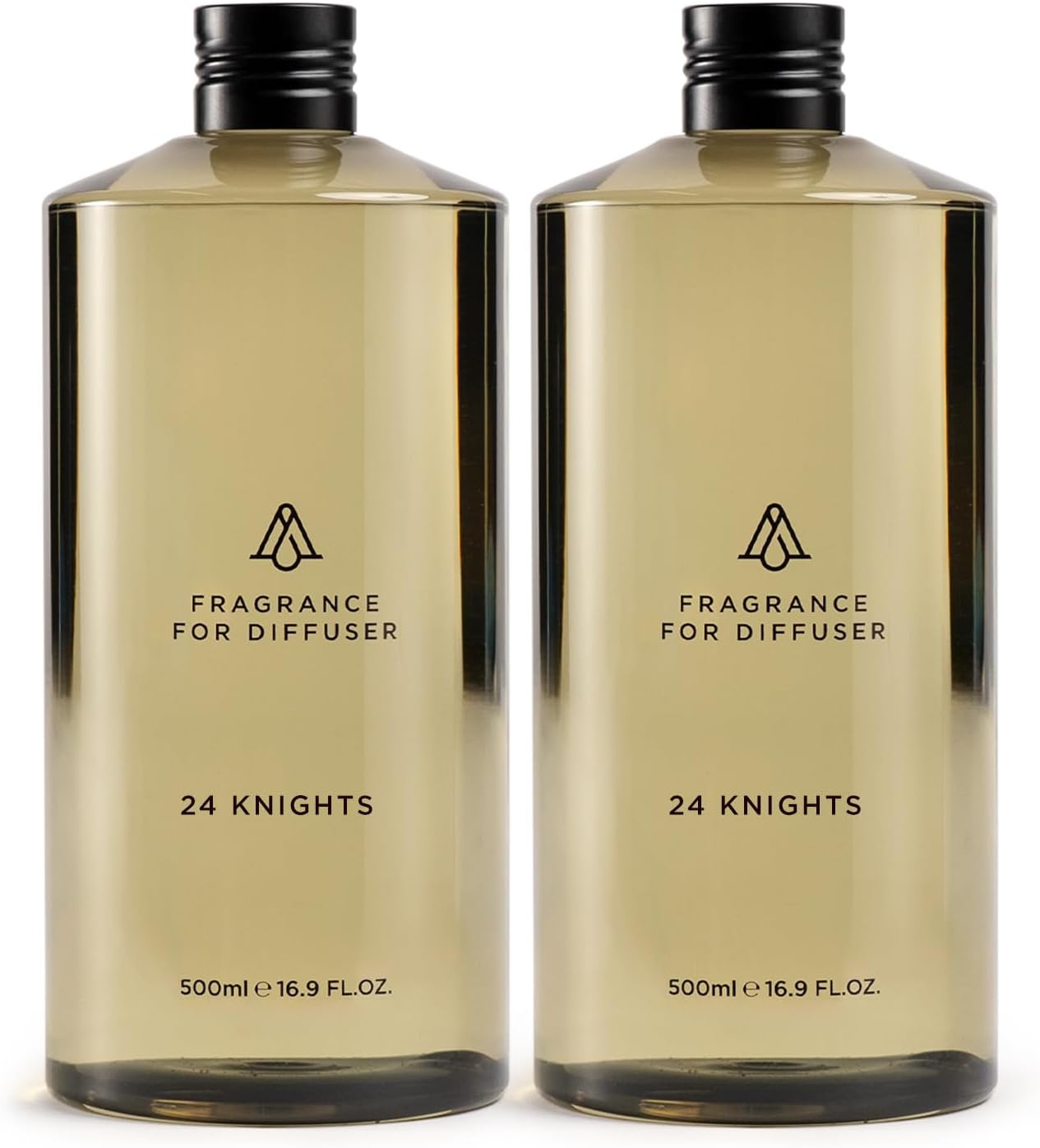 AromaPlan Hotel Scents 24 Knights 16 Fl Oz 2 Pack (946ml), Home Luxury Aroma & Hotel Fragrance Diffuser Oil- Hotel Diffuser Oil for Aromatherapy- USA Made, Bigger Bottle, Bolder Aroma & Longer Lasting