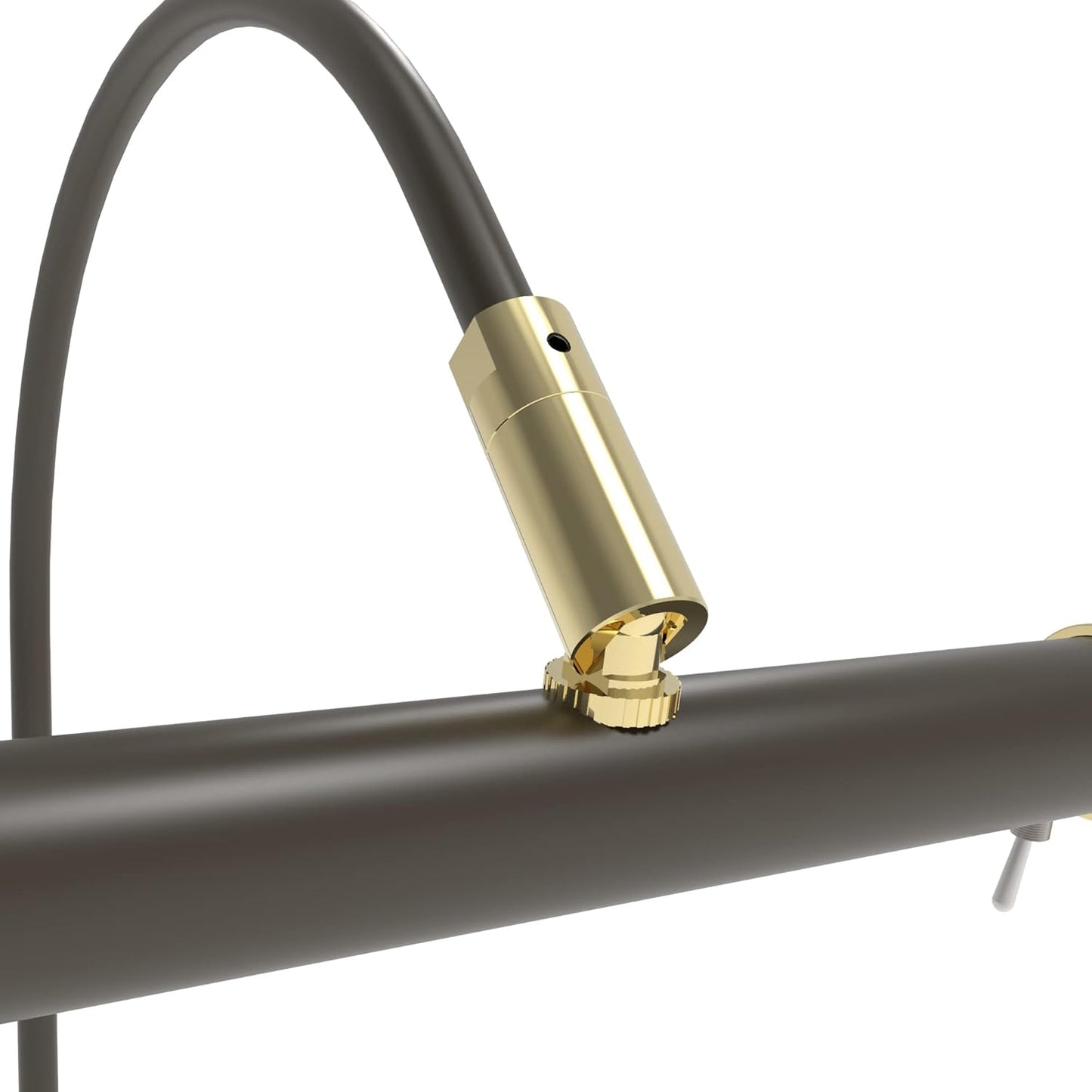 Cocoweb 6 Inch Tru-Slim Mahogany Bronze Picture Light - LED, 2700K, Adjustable Arm, Plug-in, Toggle Switch, Sleek and Compact Design