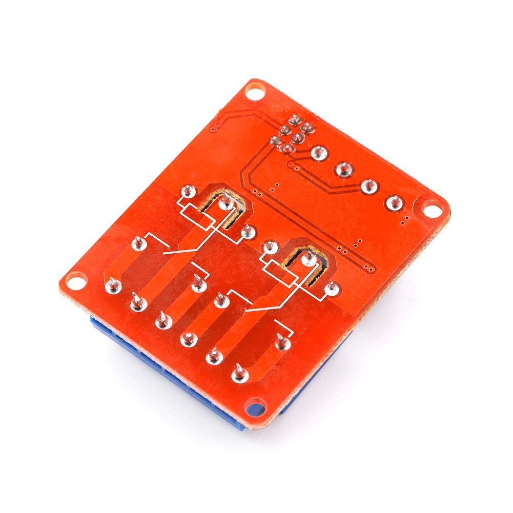 5PCS 2 Channel 5V Relay Module with Optocoupler High or Low Level Trigger Expansion Board for Raspberry Pi Arduino