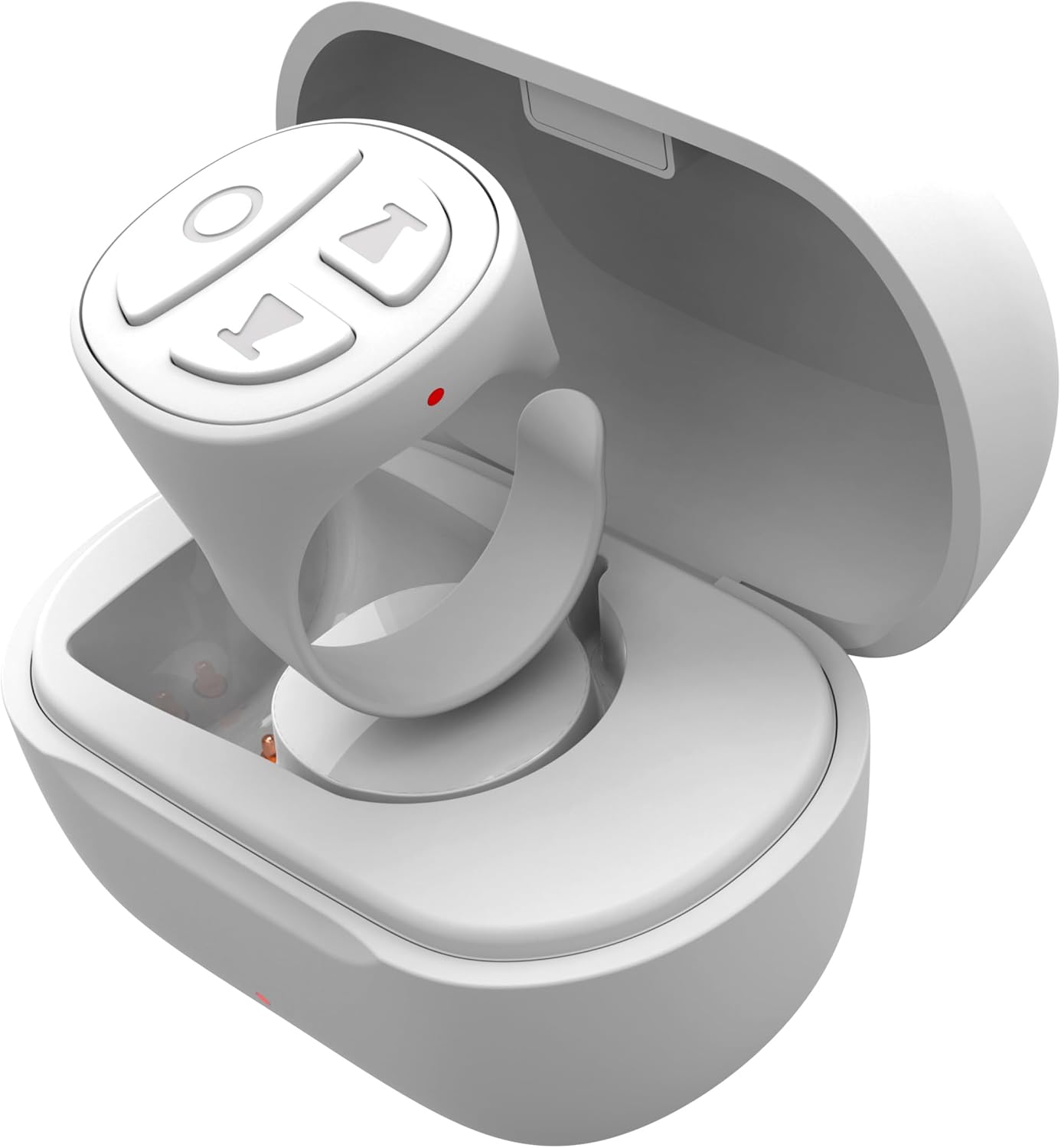 Tiktok Scrolling Ring for iPhone, Bluetooth Camera Remote Control, Remote Control for TIK Tok Scrolling Ring for iPhone, Android (White)