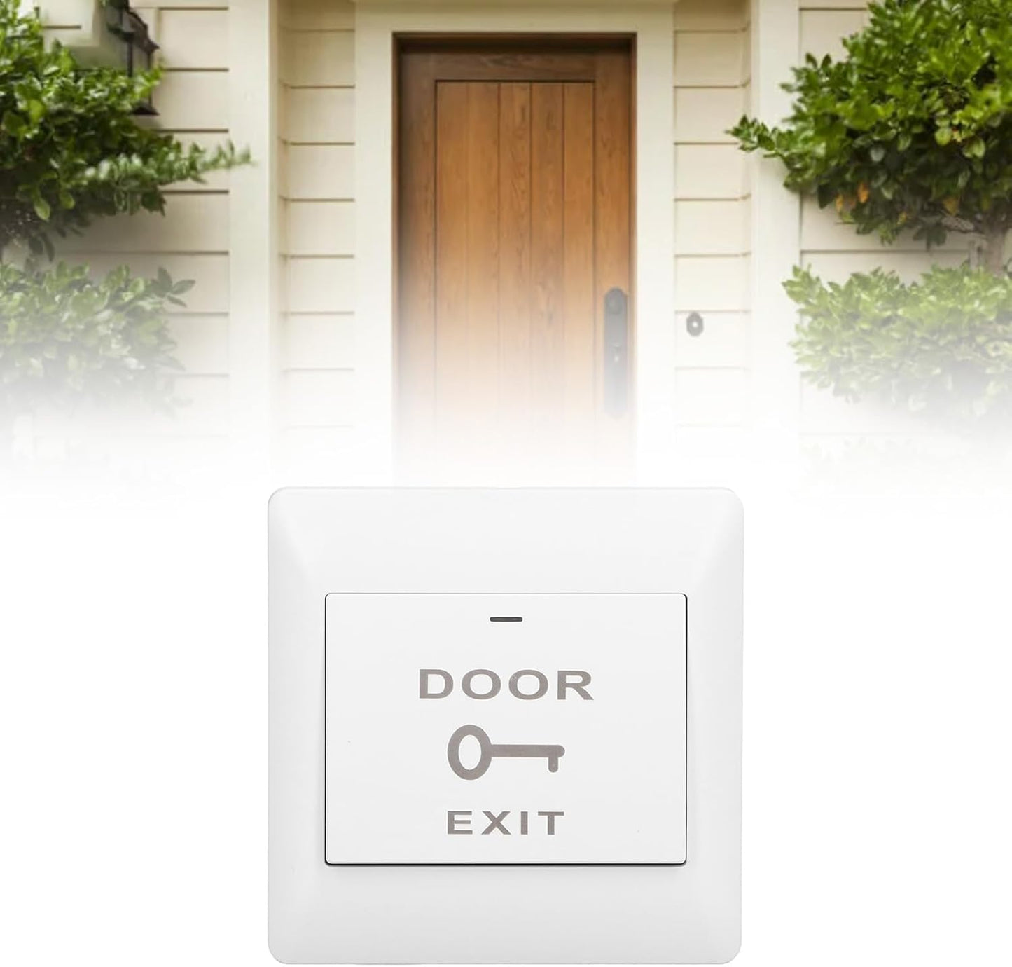 Push Button Door Release, Smart Door Switch Panel Push to Exit Button Release No or Com Switch Panel Auto Reset Wifi App Remote Voice Control